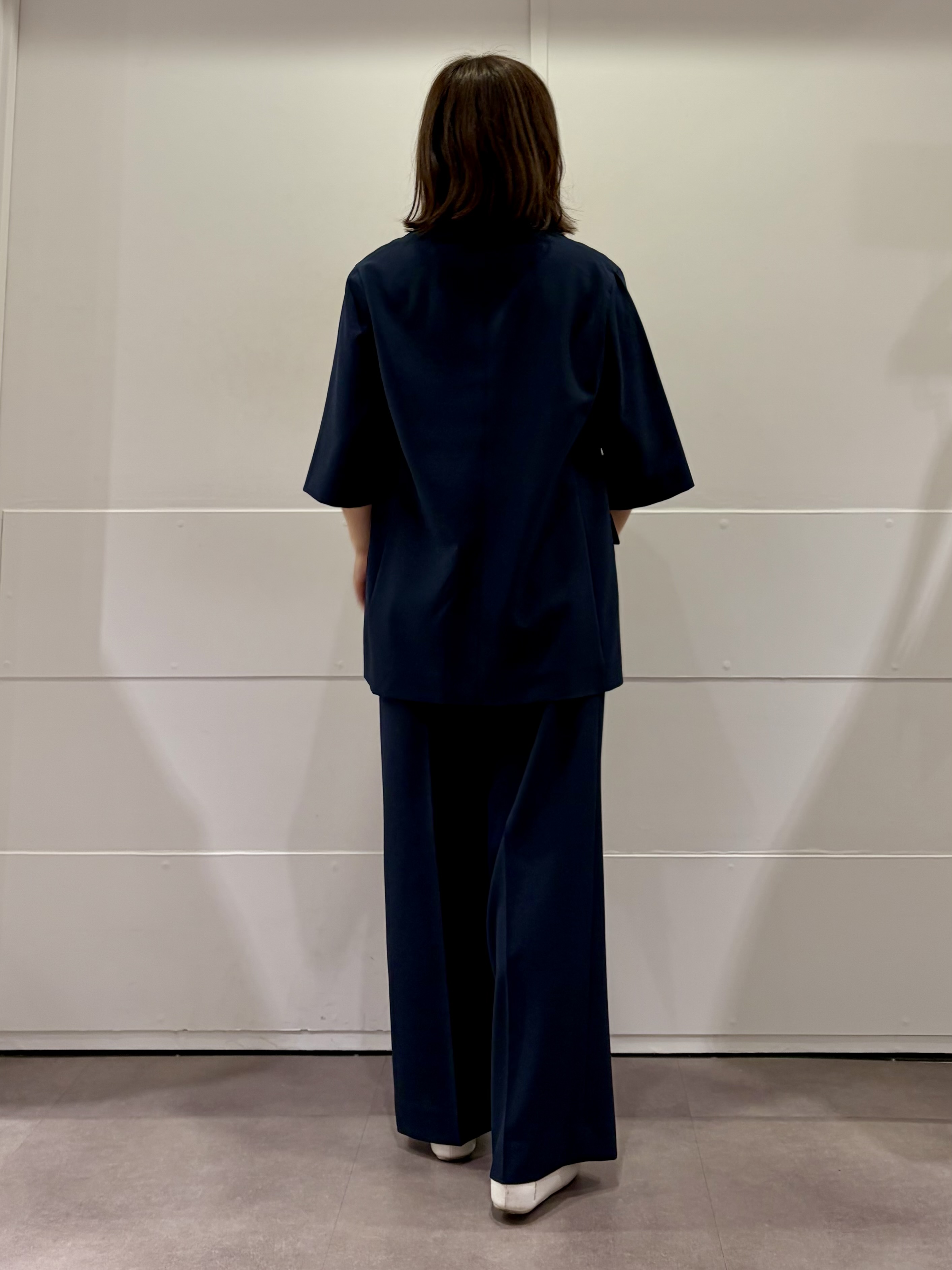TOKOさんの「UNTITLED｜【秋の通勤羽織/セットアップ可/UVカット】エアリークール半袖ジャケット」を使ったコーディネート