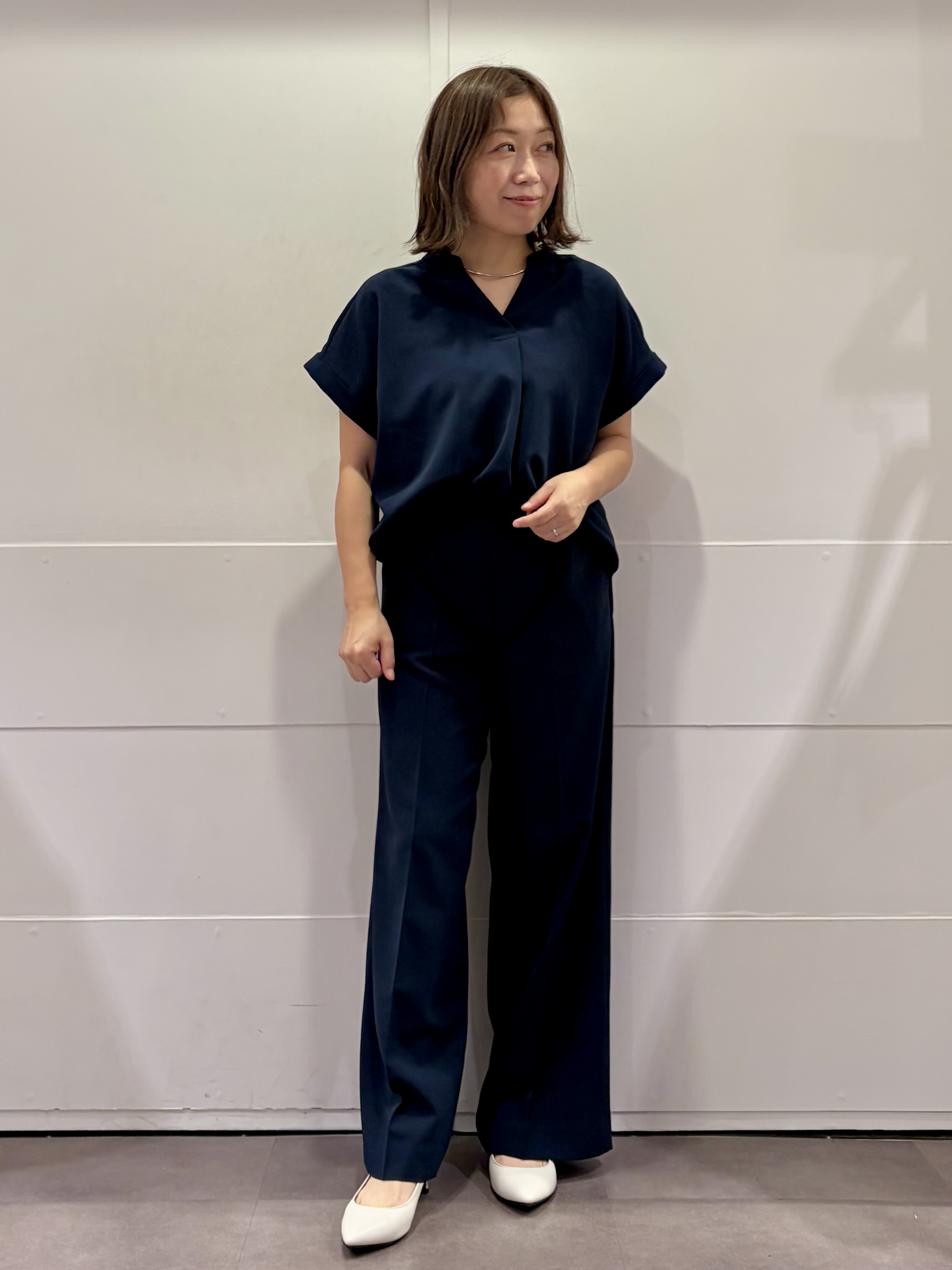 TOKOさんの「UNTITLED｜【セットアップ可/UVカット】エアリークールブラウス」を使ったコーディネート