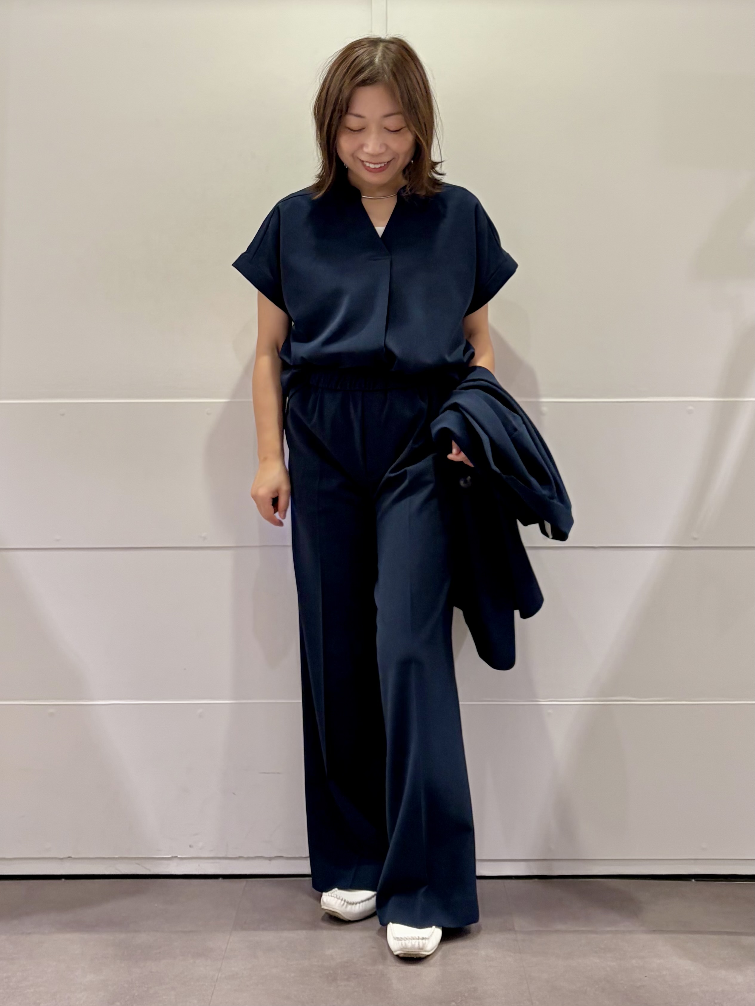 TOKOさんの「UNTITLED｜【セットアップ可/UVカット】エアリークールブラウス」を使ったコーディネート