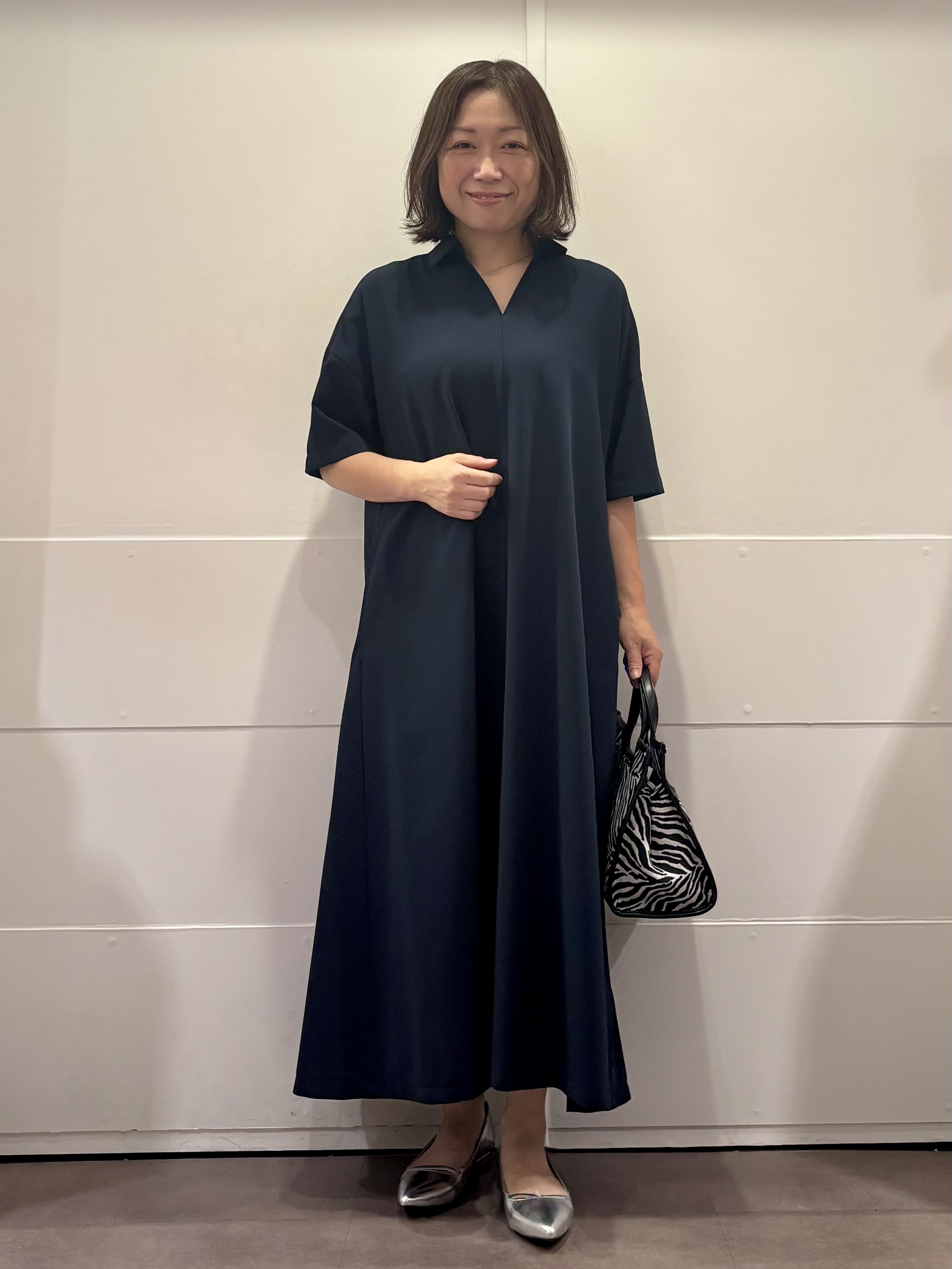 TOKOさんの「UNTITLED｜【初秋も活躍/UVカット/接触冷感】エアリークールワンピース」を使ったコーディネート
