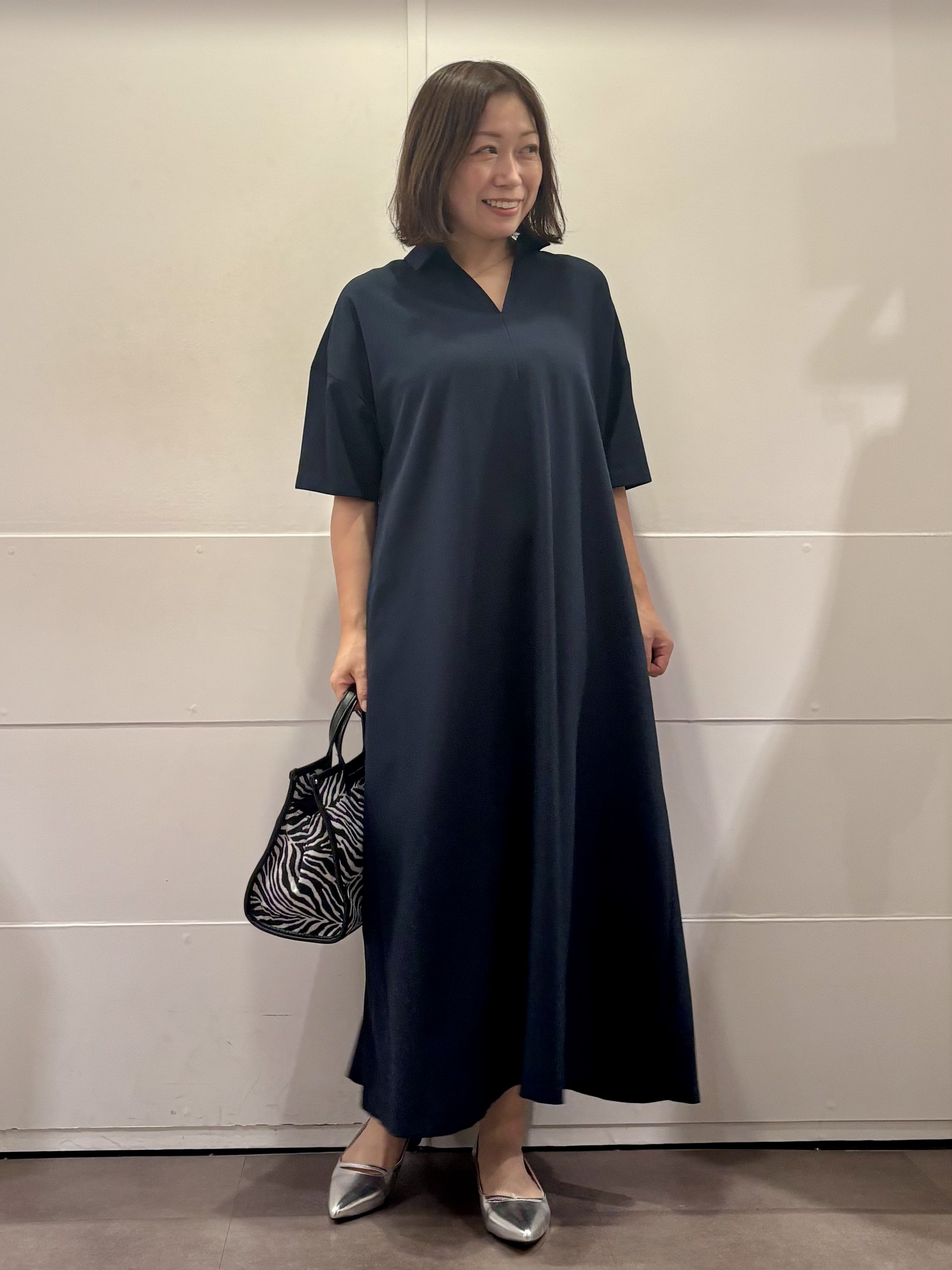 TOKOさんの「UNTITLED｜【初秋も活躍/UVカット/接触冷感】エアリークールワンピース」を使ったコーディネート