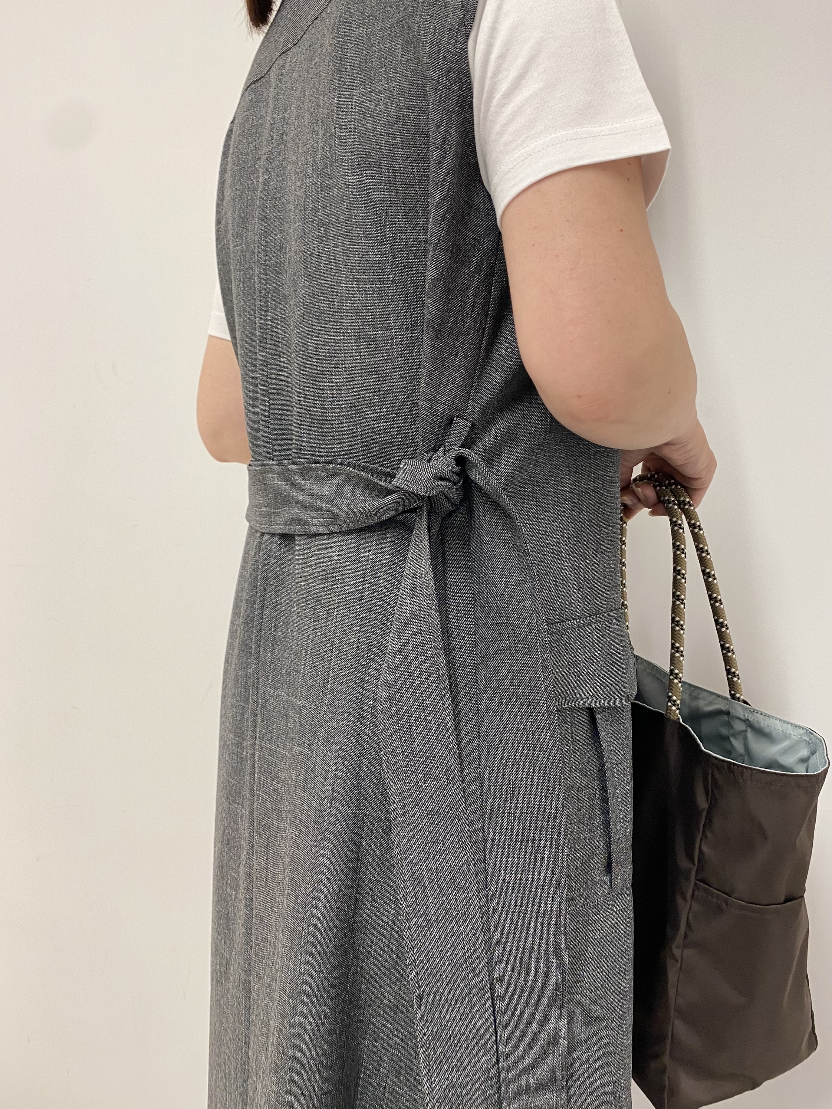 Sawaguchiさんの「DRESSTERIOR｜【ウォッシャブル】ツイードライクワンピース」を使ったコーディネート
