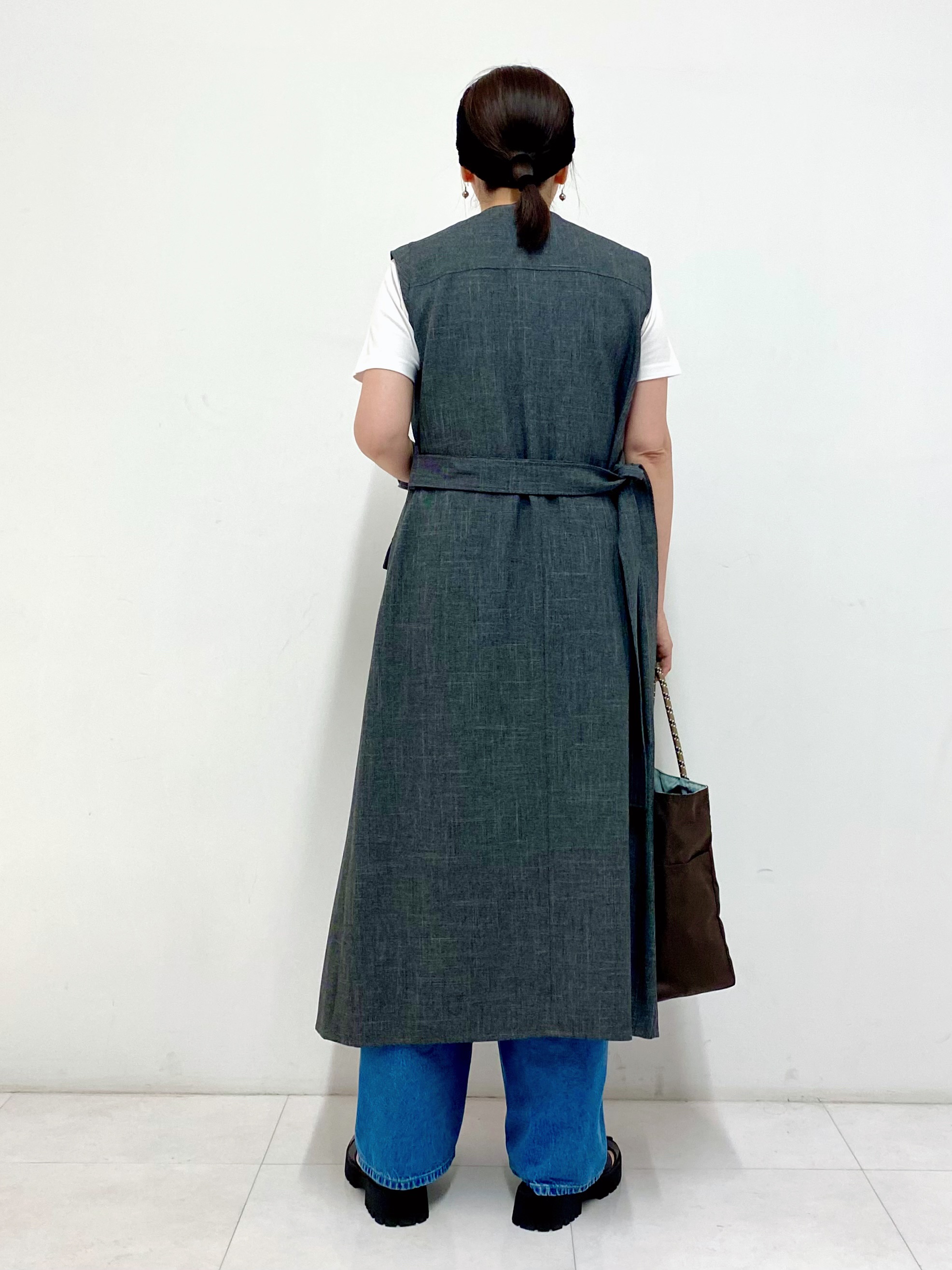 Sawaguchiさんの「DRESSTERIOR｜【ウォッシャブル】ツイードライクワンピース」を使ったコーディネート