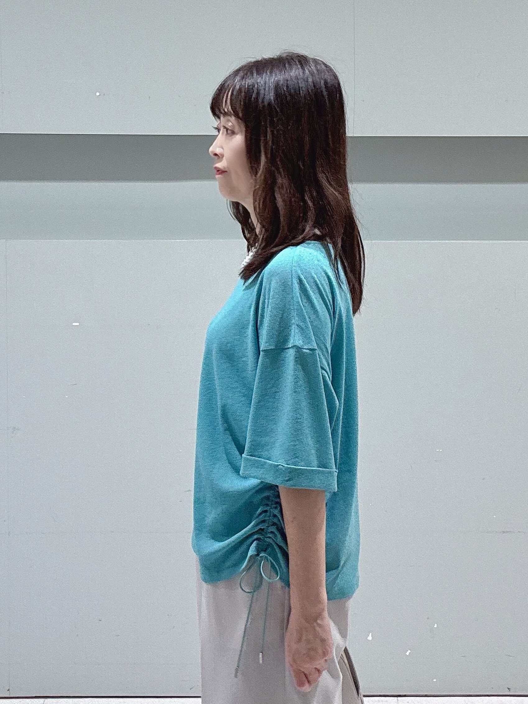 makiさんの「UNTITLED｜【絞れる/シアー】ドロストプルオーバージャージ」を使ったコーディネート