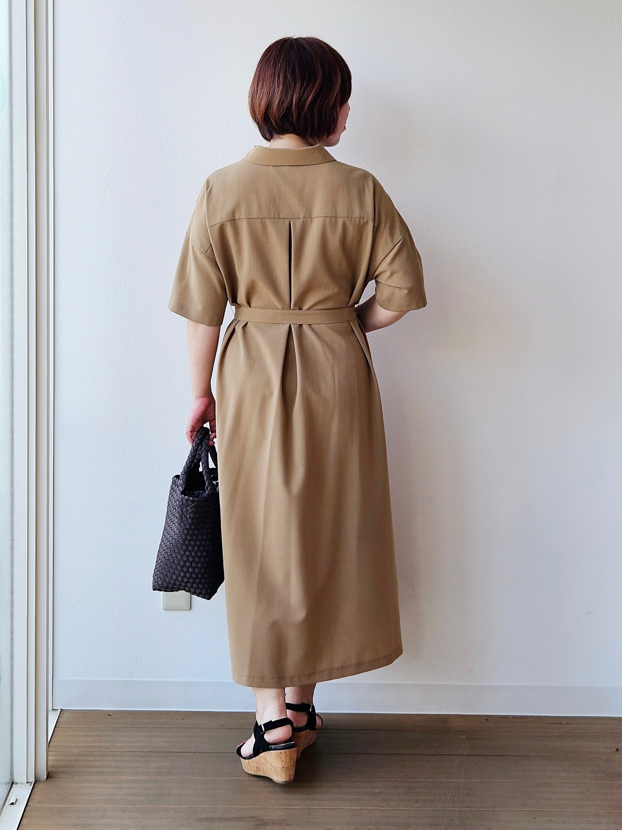 やじまさんの「UNTITLED｜【初秋も活躍/UVカット/接触冷感】エアリークールワンピース」を使ったコーディネート