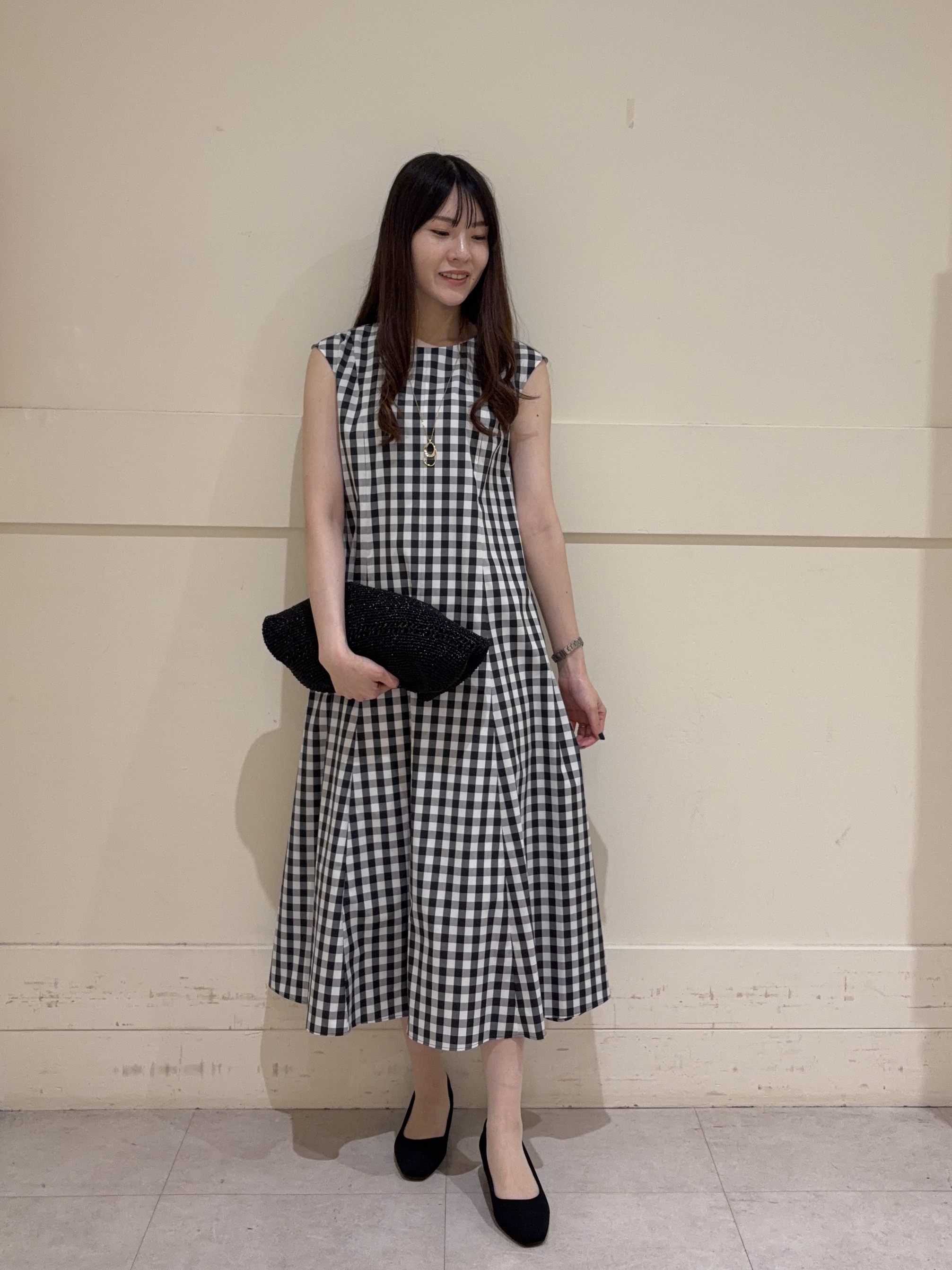 mayuさんの「UNTITLED｜【秋映え】ギンガムチェックワンピース」を使ったコーディネート