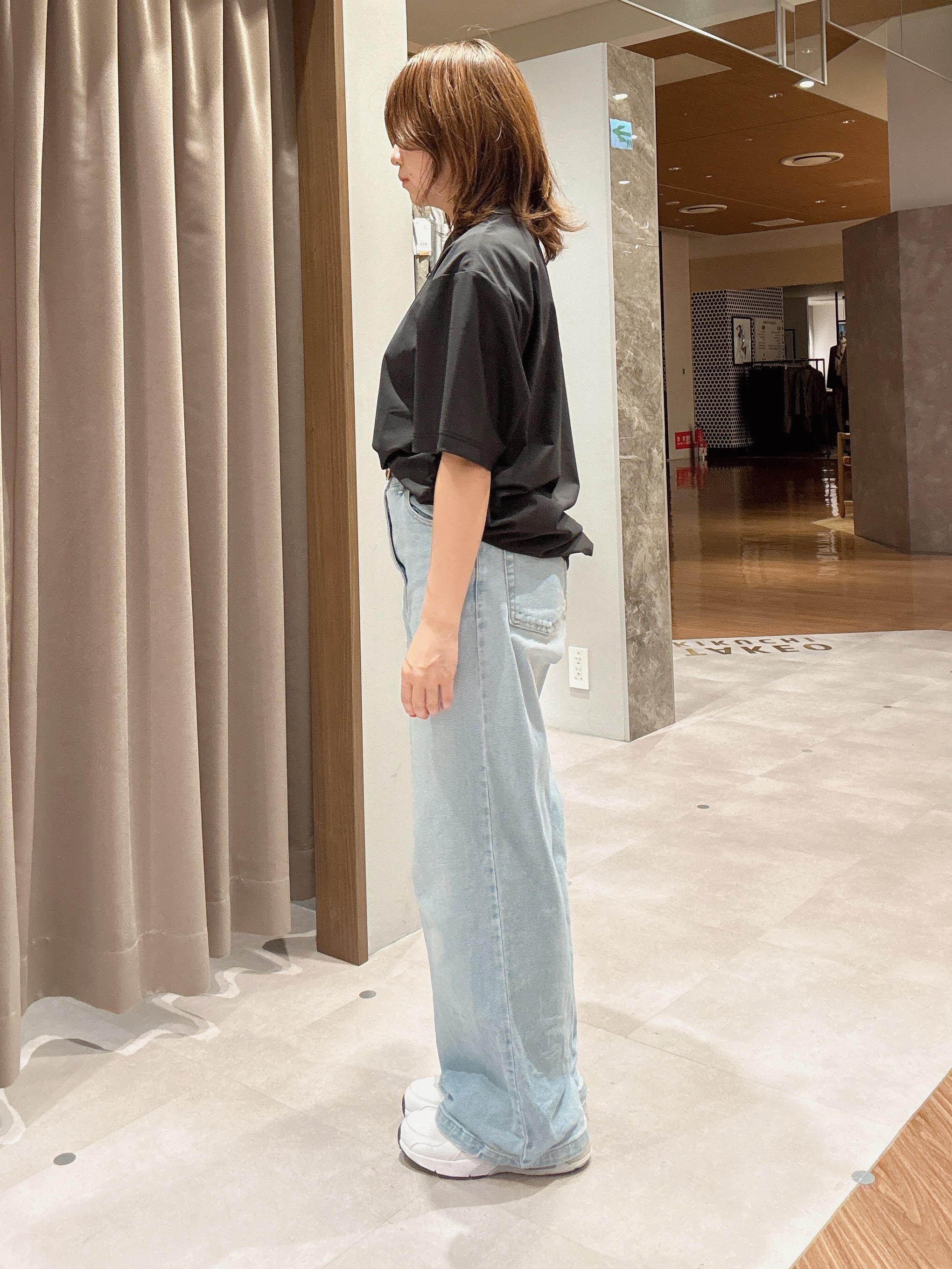 hanechanさんの「TAKEO KIKUCHI｜【通気性】AIR TOOL LIGHT Ｔシャツ」を使ったコーディネート