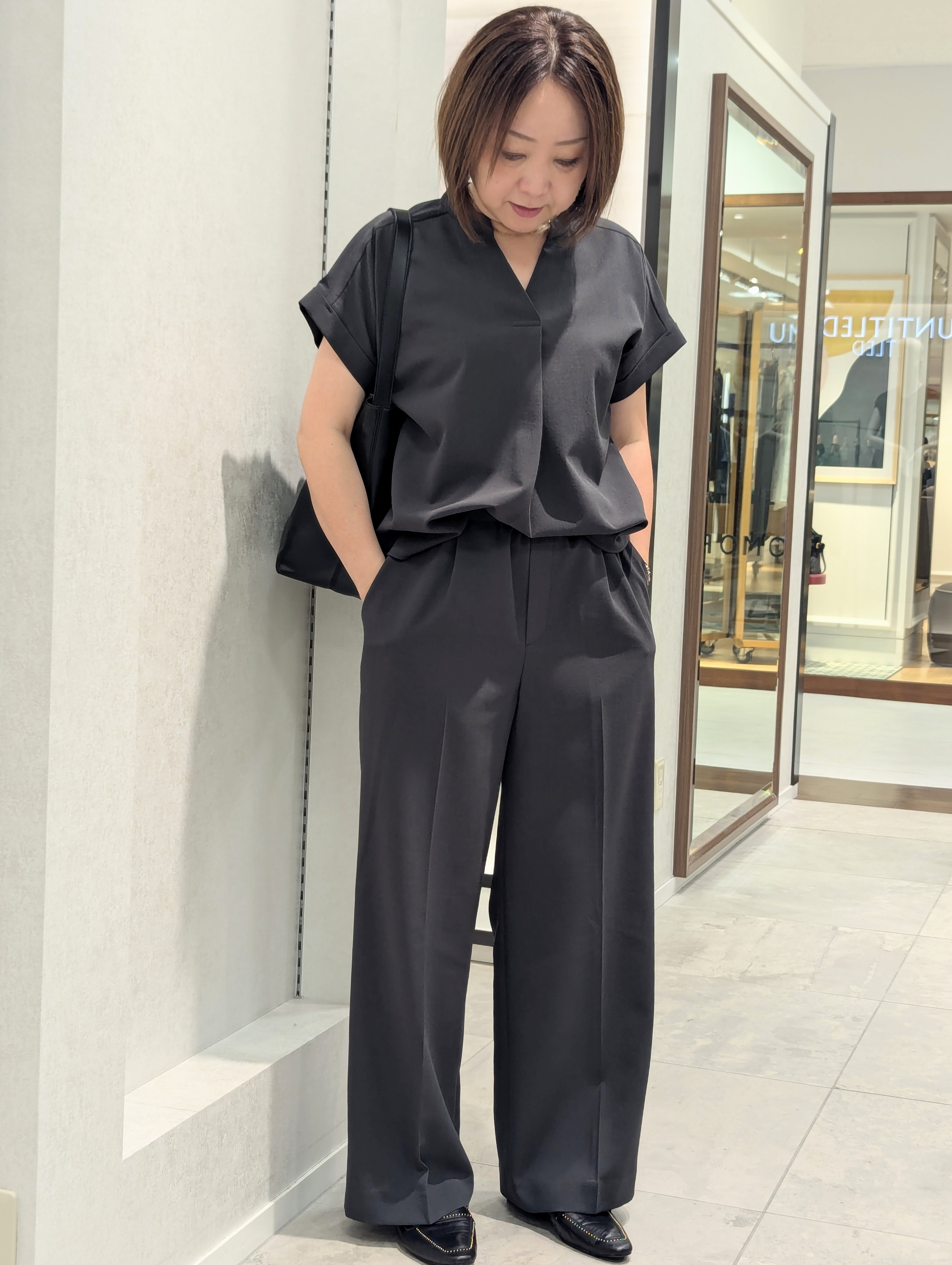 odaさんの「UNTITLED｜【セットアップ可/UVカット】エアリークールブラウス」を使ったコーディネート