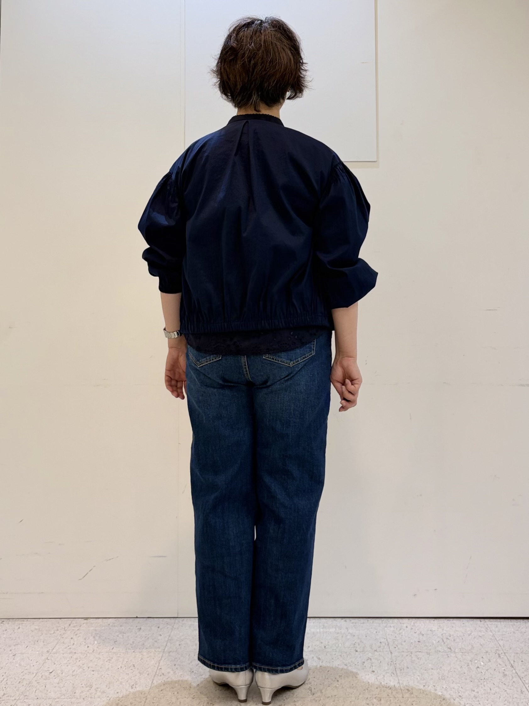 ヤスコさんの「Reflect｜フロントファスナーシアーブルゾン」を使ったコーディネート