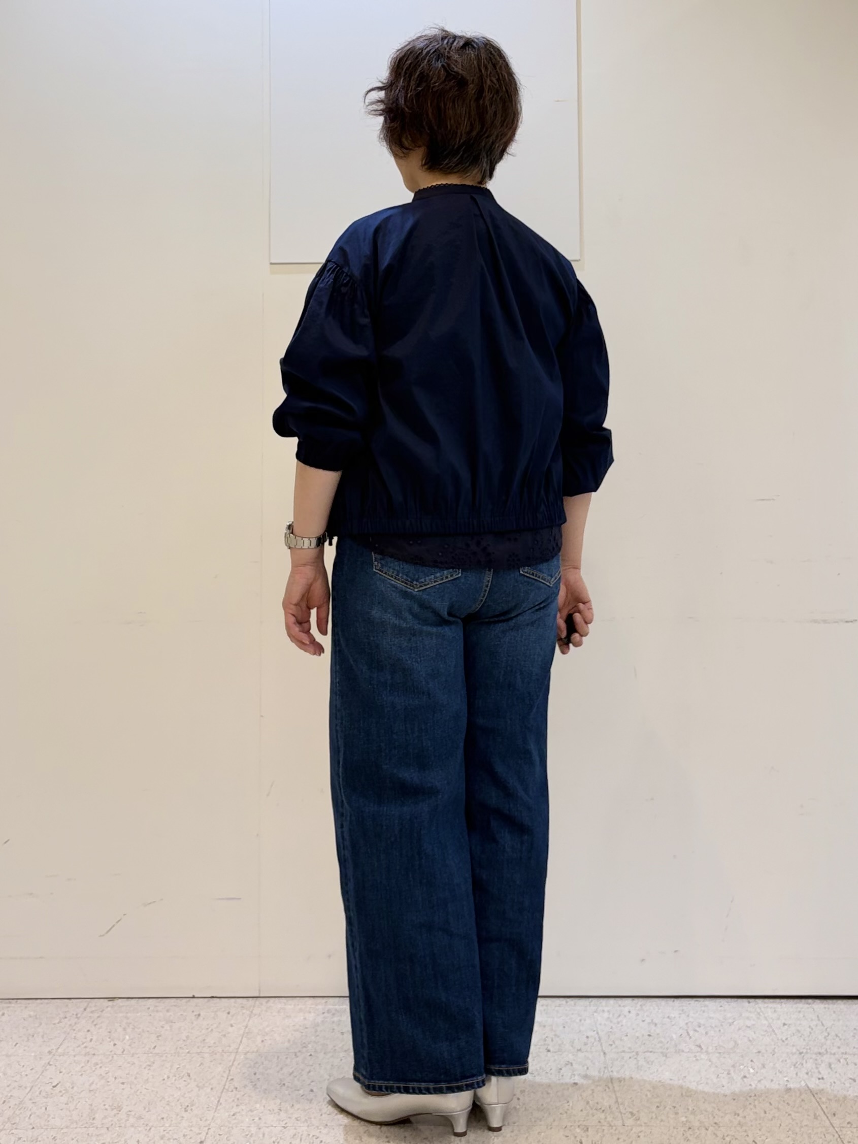 ヤスコさんの「Reflect｜フロントファスナーシアーブルゾン」を使ったコーディネート