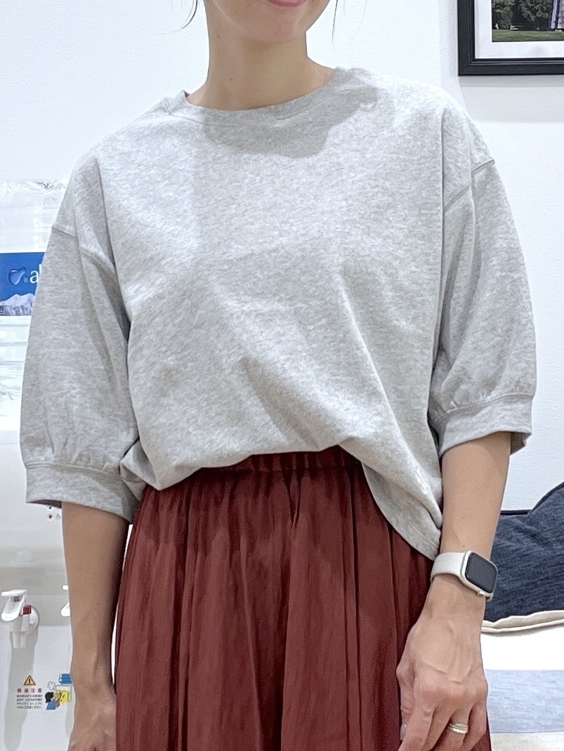 canaさんの「Dessin｜【高レビュー/洗える/XS-L】バックヘンリーミニ裏毛 5分袖」を使ったコーディネート