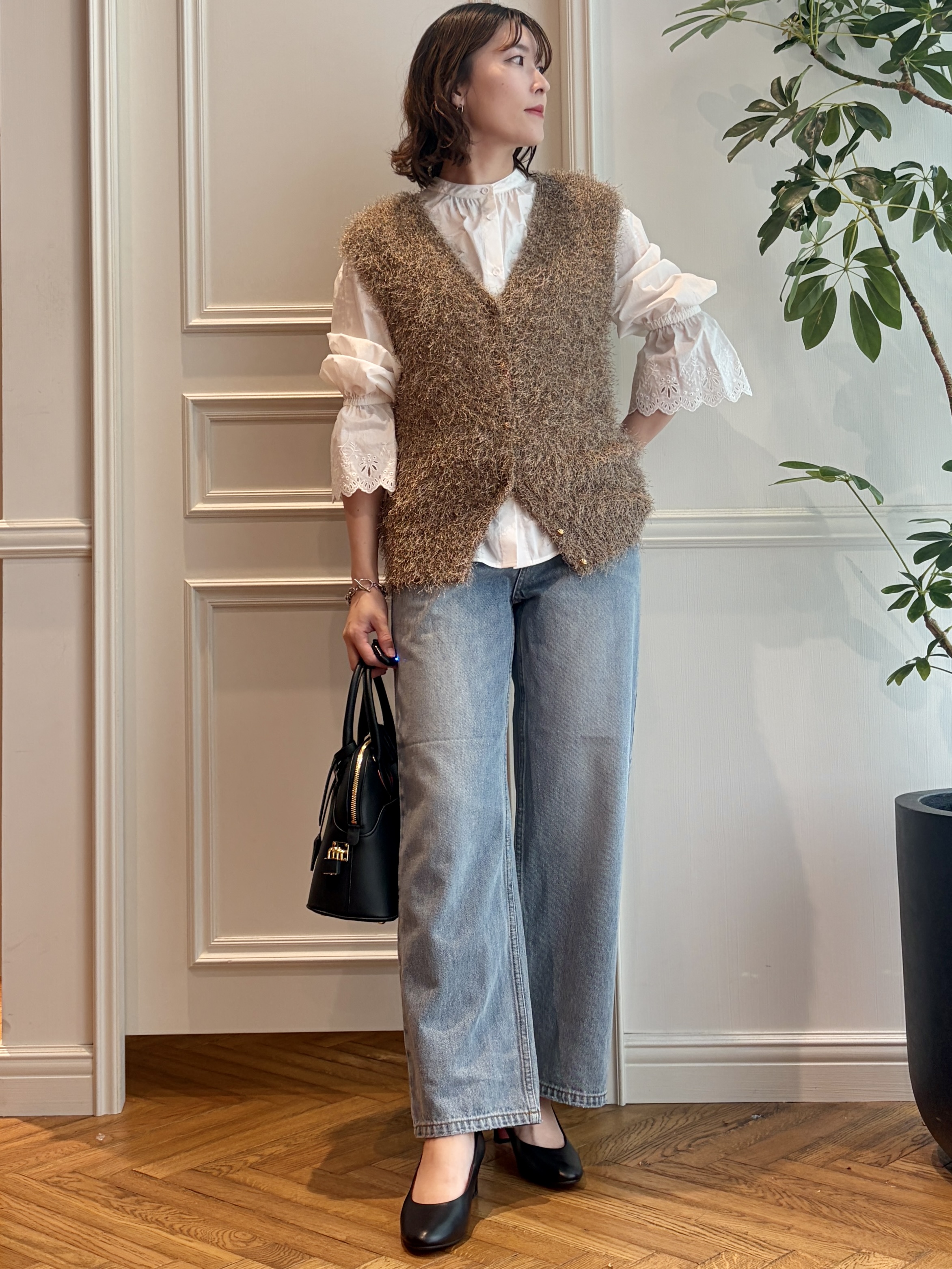 nakaoさんの「DRESSTERIOR｜ヴィンテージ ユーズド ストレートデニム」を使ったコーディネート