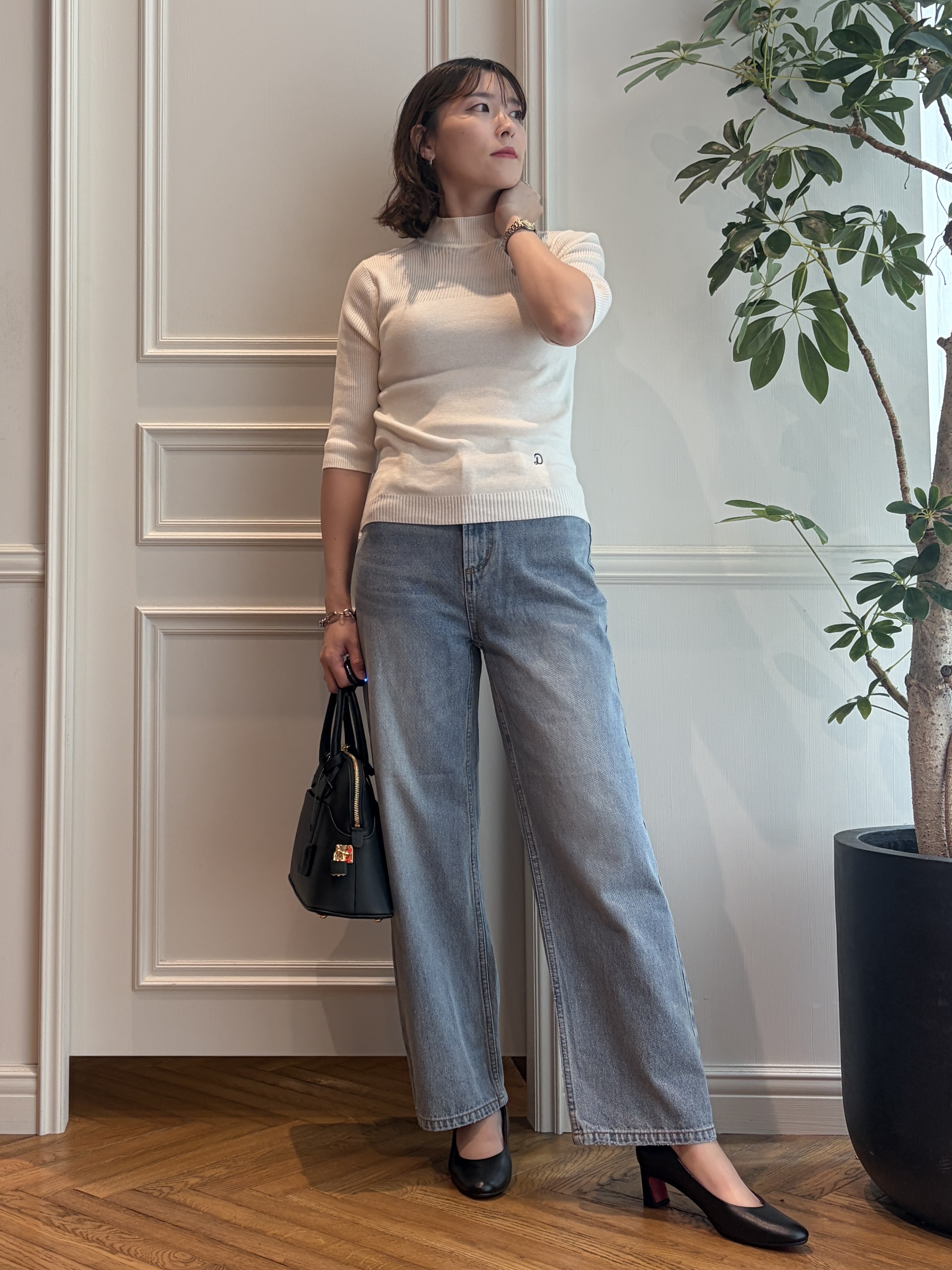 nakaoさんの「DRESSTERIOR｜ヴィンテージ ユーズド ストレートデニム」を使ったコーディネート