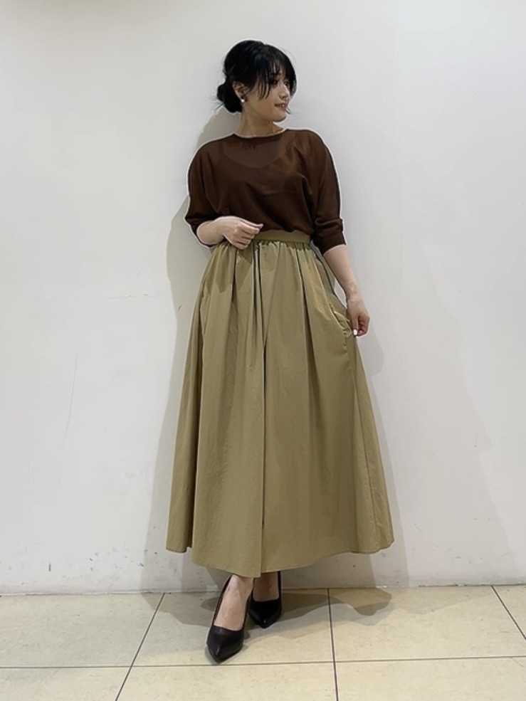 watanabeさんの「UNTITLED｜【体型カバー／洗える】シアードルマンニット」を使ったコーディネート