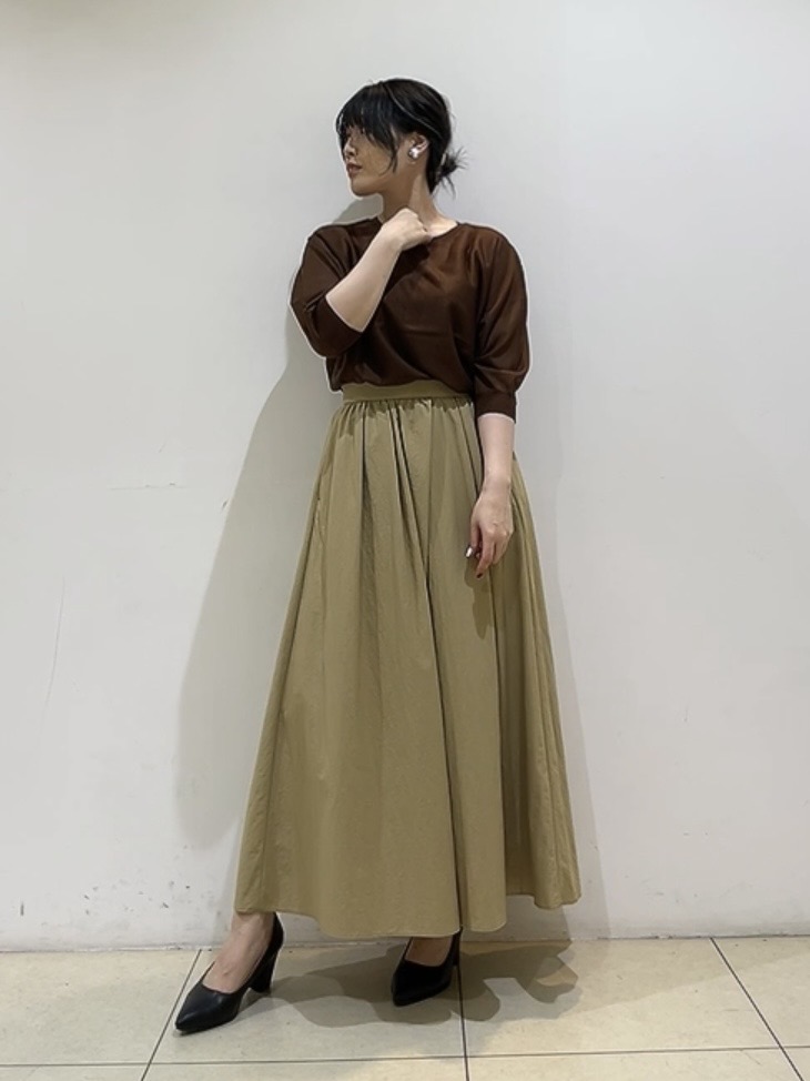 watanabeさんの「UNTITLED｜【体型カバー／洗える】シアードルマンニット」を使ったコーディネート