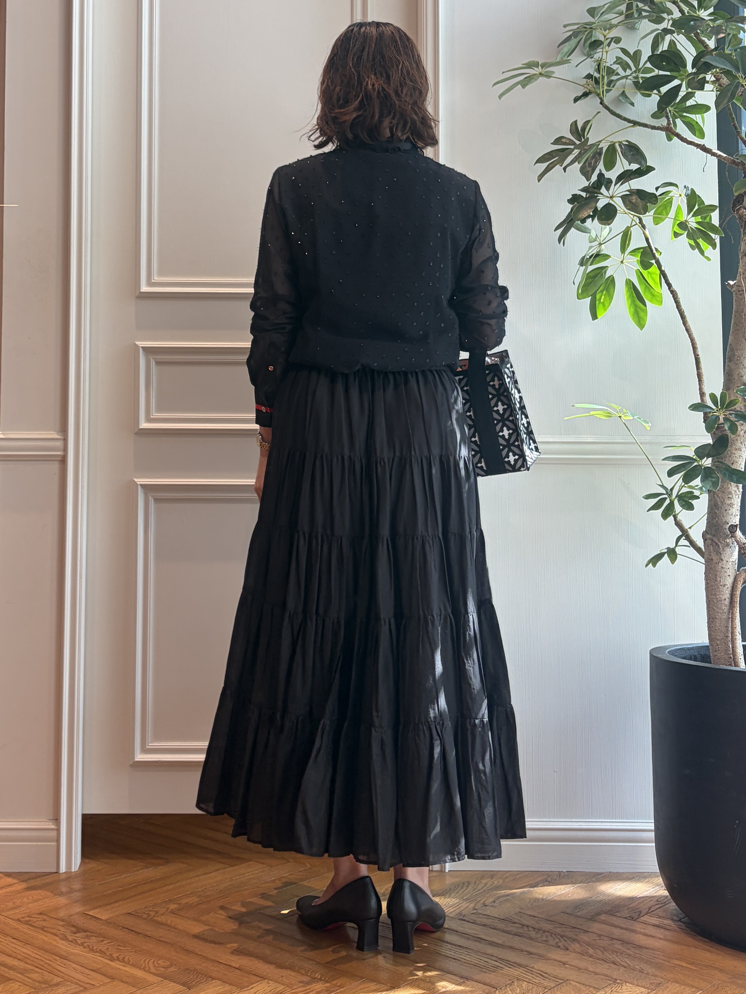 nakaoさんの「DRESSTERIOR｜【otonaMUSE5月号掲載】アーチフィットレザーパンプス」を使ったコーディネート