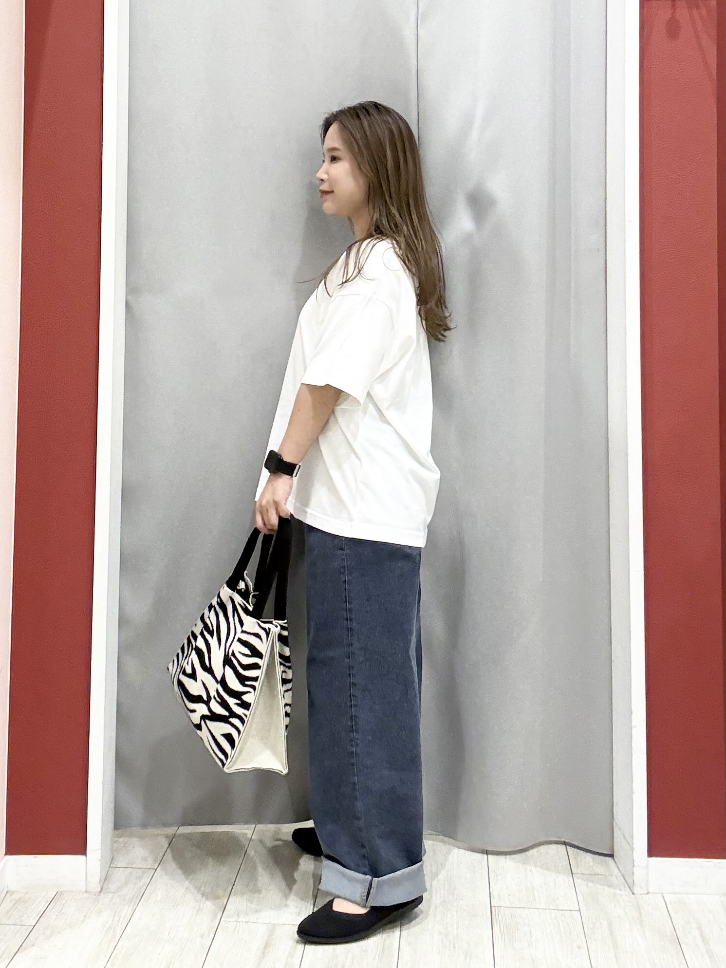 shioさんの「SHOO･LA･RUE｜【通気性〇/S-LL/洗濯機可】羽織にも使いやすい きちんとベーシックシャツ」を使ったコーディネート