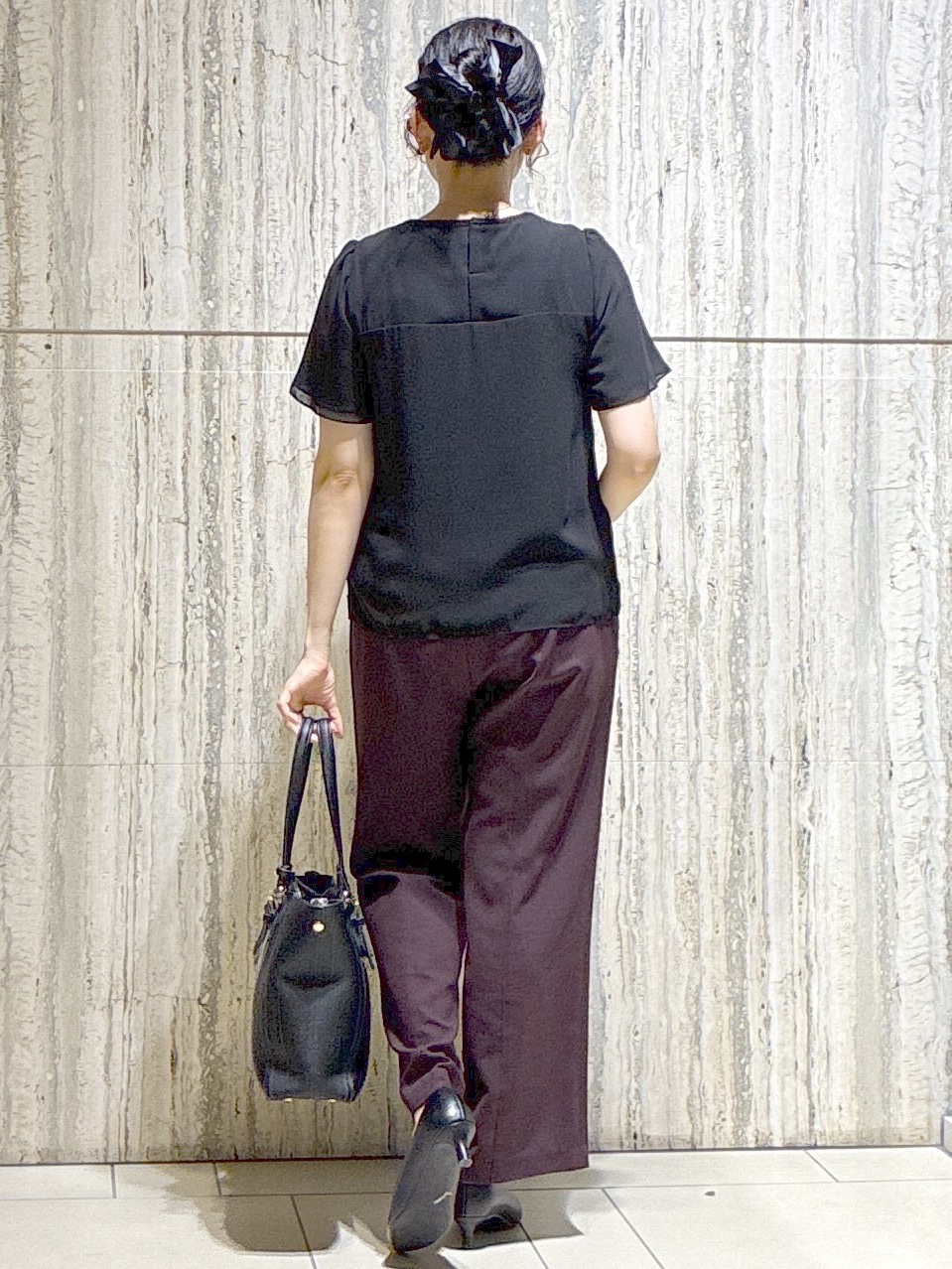  beni_gingerさんの「Reflect｜【S-4Lサイズ/UVカット／接触冷感】シフォンジャージブラウス」を使ったコーディネート