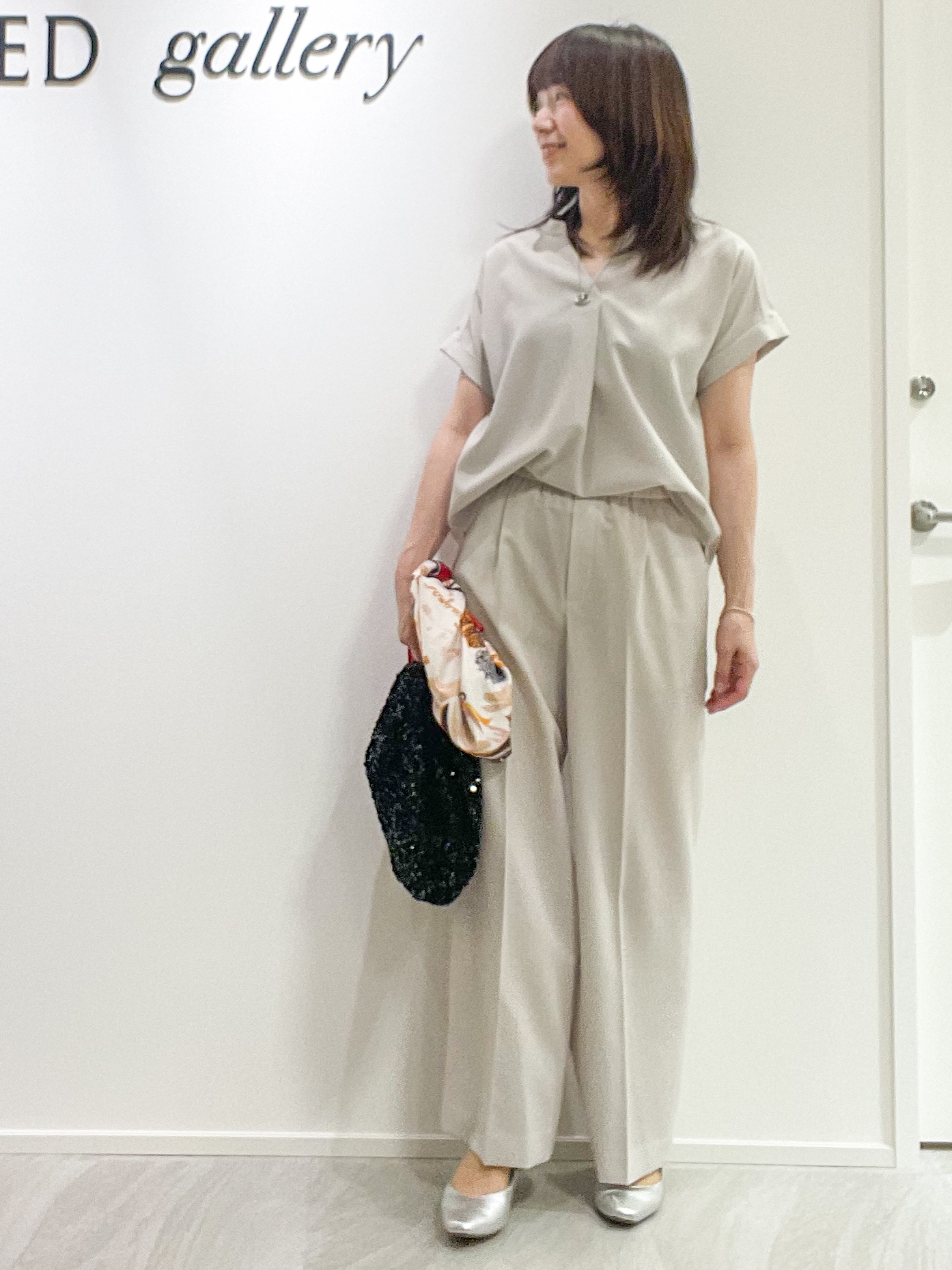 めいさんの「UNTITLED｜【セットアップ可/UVカット】エアリークールブラウス」を使ったコーディネート