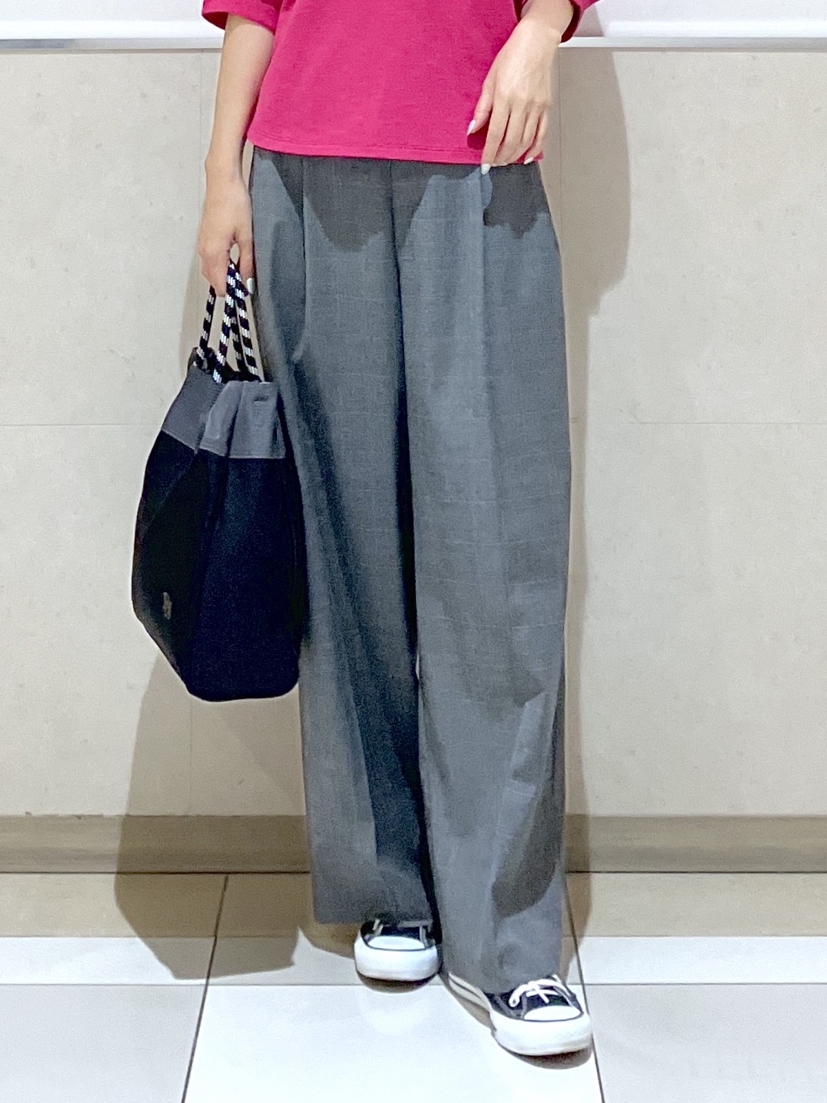 eriko さんの「Dessin｜バックヘンリーカットソー5分袖」を使ったコーディネート