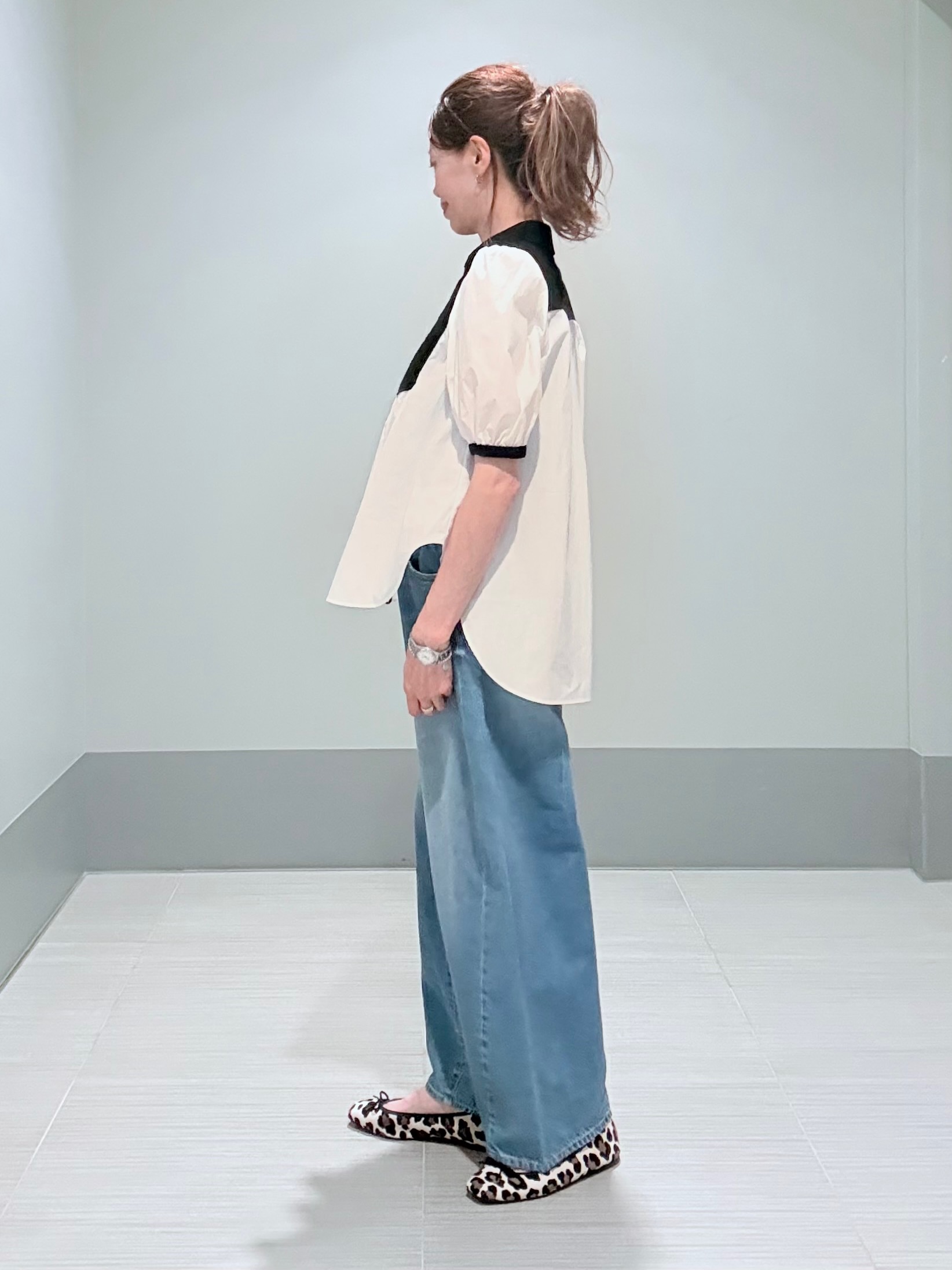 Yamaさんの「DRESSTERIOR｜【着映え】ブザム チュニックブラウス」を使ったコーディネート