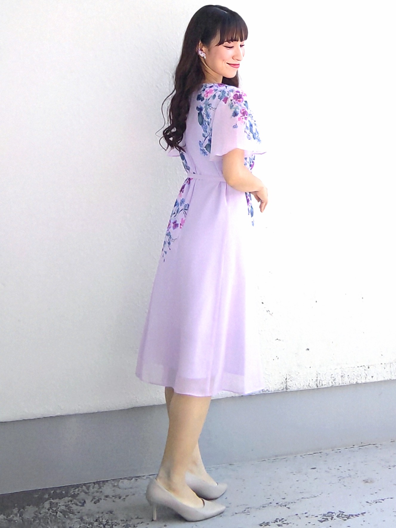 keinaさんの「SunaUna｜【手洗い可／日本製】多色花柄プリントワンピース」を使ったコーディネート