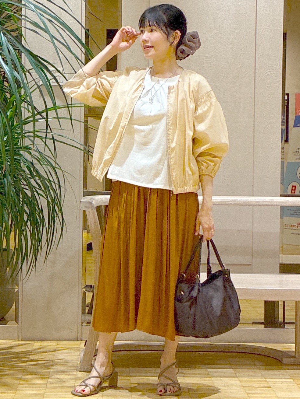 beni_gingerさんの「Reflect｜フロントファスナーシアーブルゾン」を使ったコーディネート