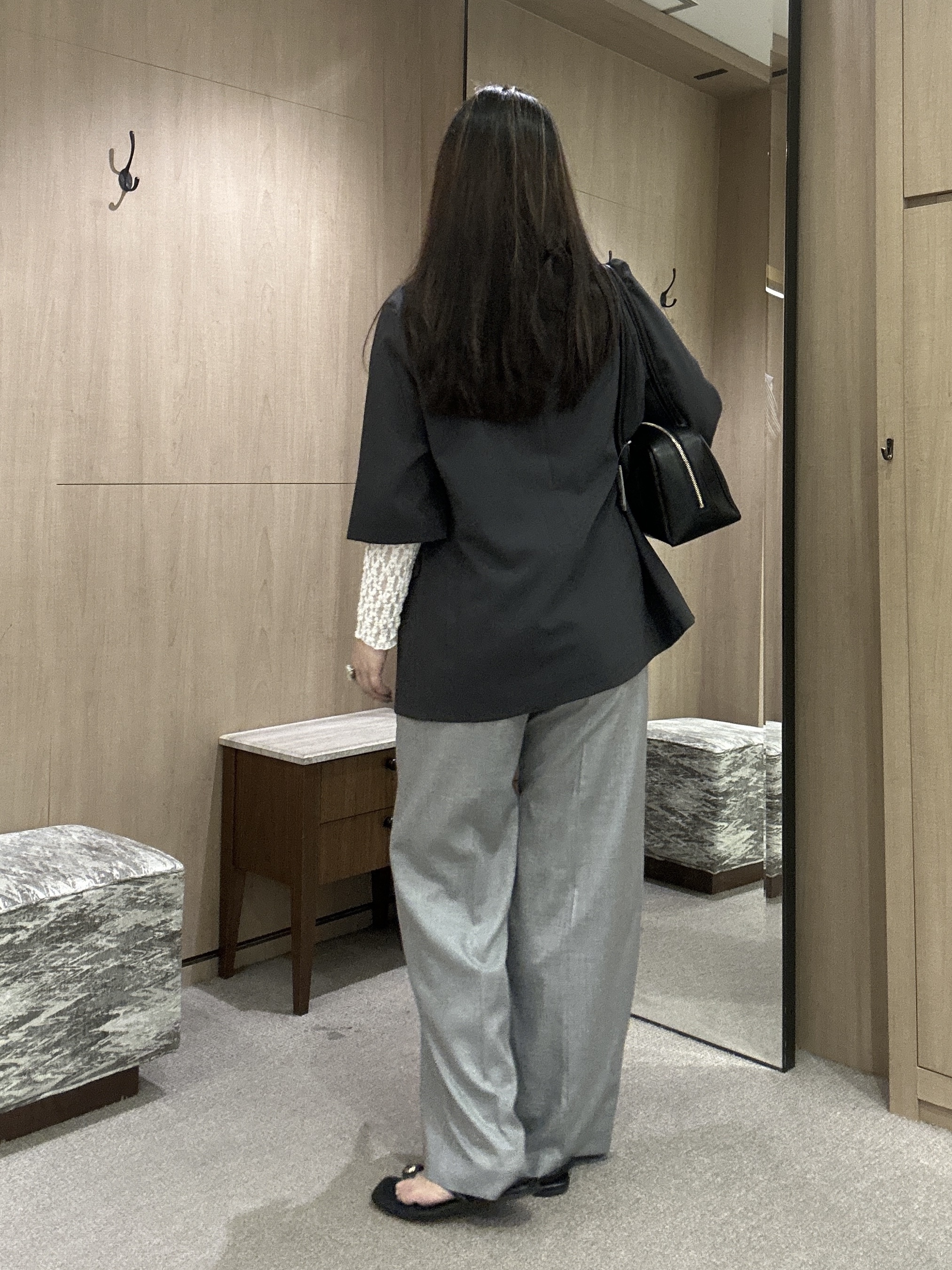 YURIさんの「UNTITLED｜【日本製／本革】スクエアバックルナローベルト」を使ったコーディネート