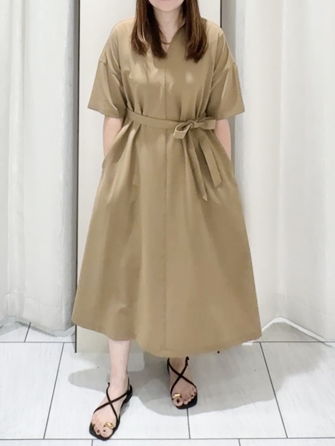ʏᴜᴋɪᴋᴏさんの「UNTITLED｜【初秋も活躍/UVカット/接触冷感】エアリークールワンピース」を使ったコーディネート