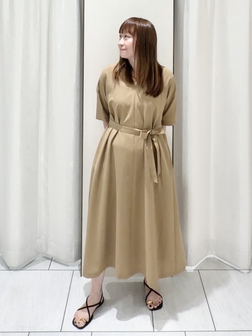 ʏᴜᴋɪᴋᴏさんの「UNTITLED｜【初秋も活躍/UVカット/接触冷感】エアリークールワンピース」を使ったコーディネート