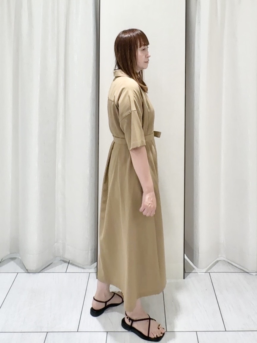 ʏᴜᴋɪᴋᴏさんの「UNTITLED｜【初秋も活躍/UVカット/接触冷感】エアリークールワンピース」を使ったコーディネート