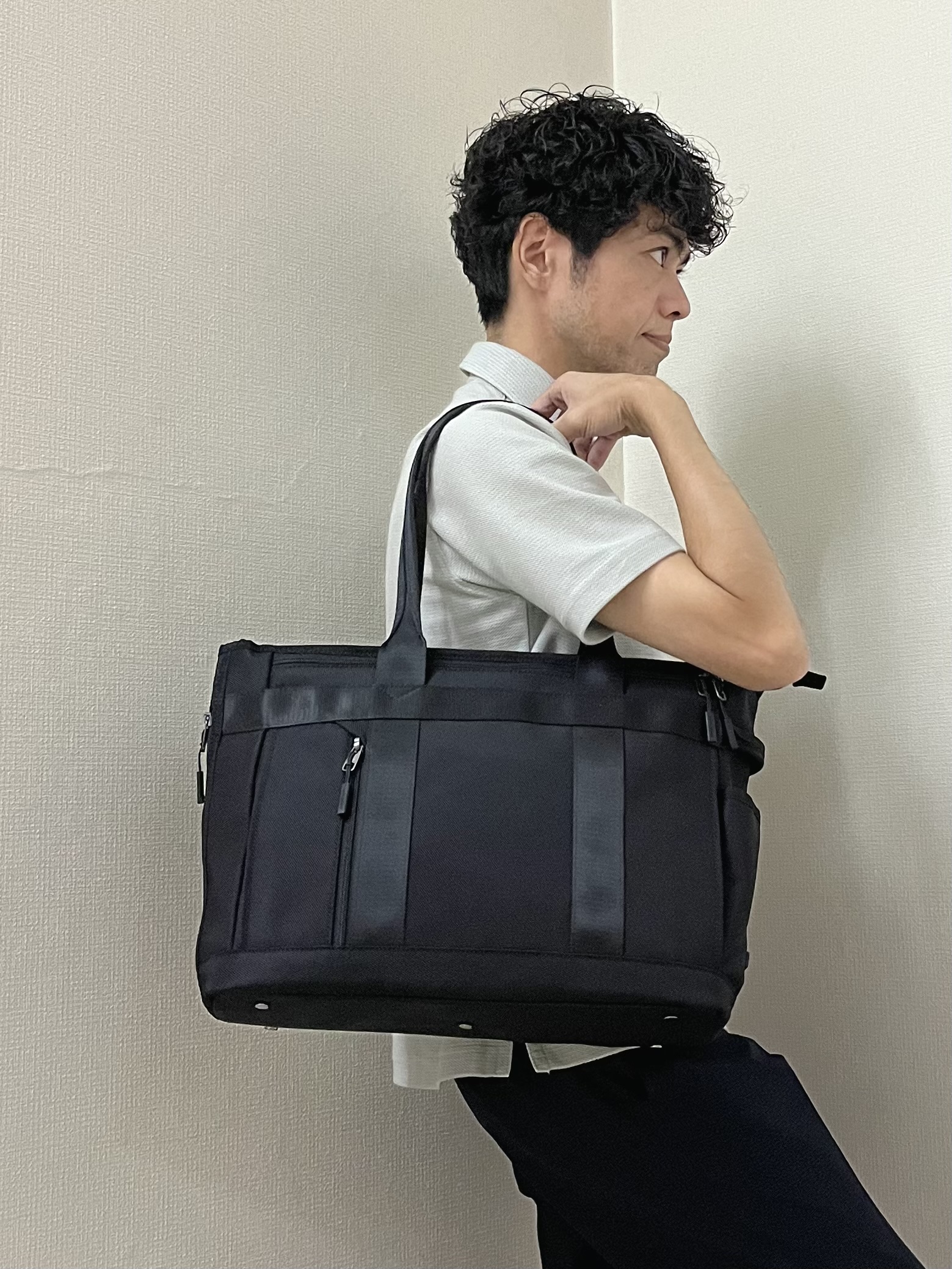URAさんの「TAKEO KIKUCHI｜【抗菌防臭】ステイフレッシュ ポロシャツ」を使ったコーディネート