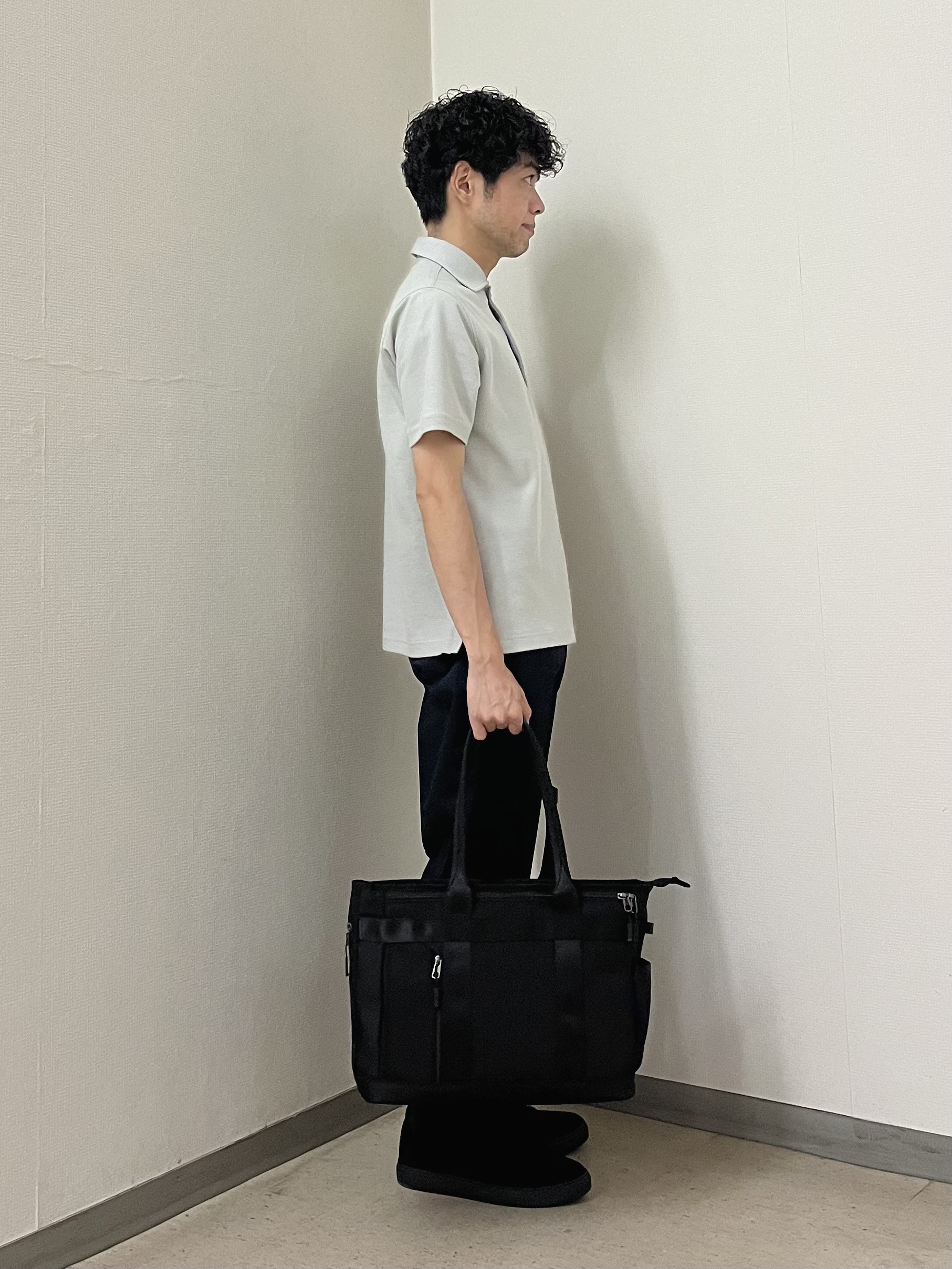 URAさんの「TAKEO KIKUCHI｜【抗菌防臭】ステイフレッシュ ポロシャツ」を使ったコーディネート