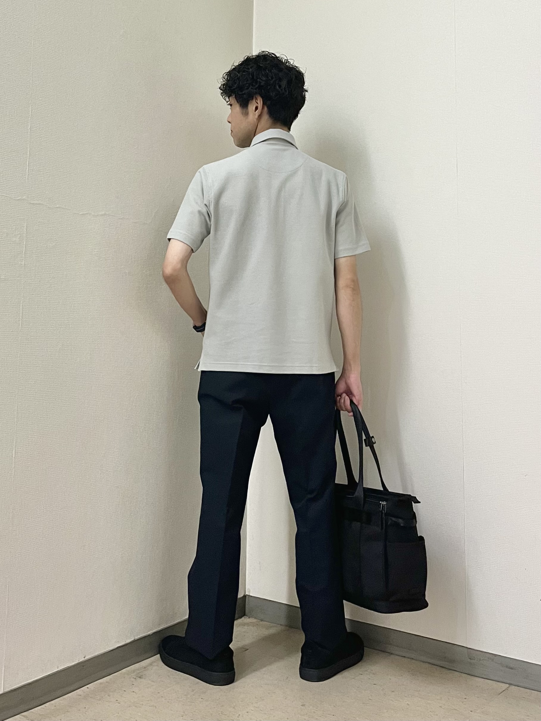 URAさんの「TAKEO KIKUCHI｜【抗菌防臭】ステイフレッシュ ポロシャツ」を使ったコーディネート