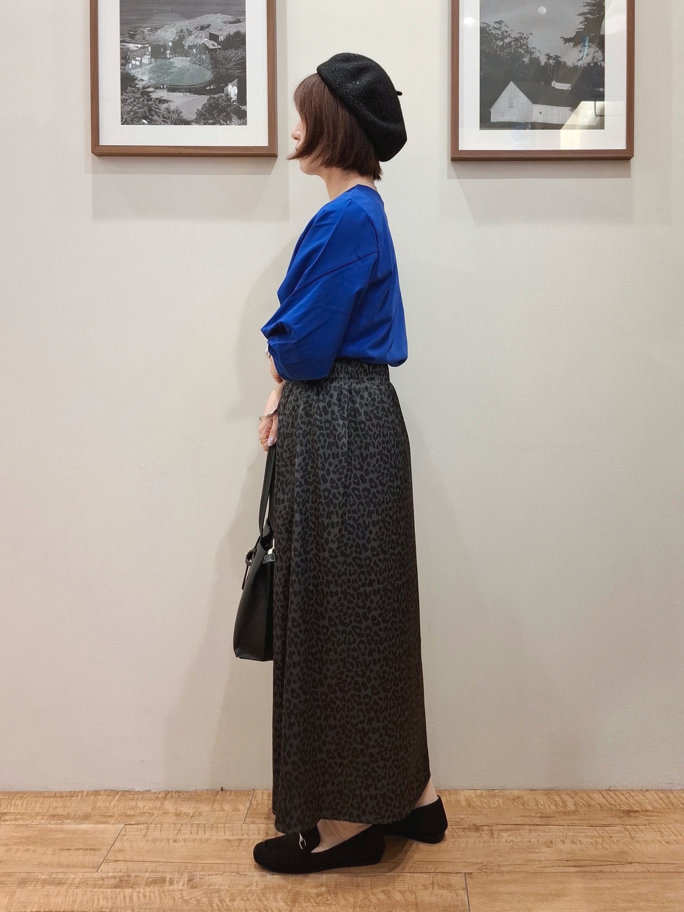 まあるさんの「SHOO･LA･RUE｜【S-LL/洗濯機可/二の腕カバー】楽に上品見え ツイストスリーブトップス」を使ったコーディネート