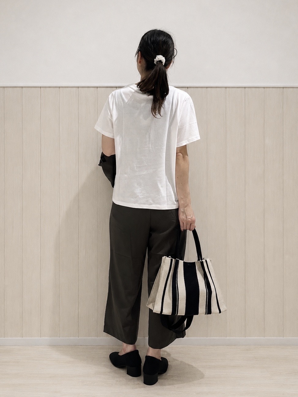 まつみさんの「SHOO･LA･RUE｜【高レビュー/洗濯機可/セットアップ可】軽凛(かろりん) 半袖ジャケット」を使ったコーディネート
