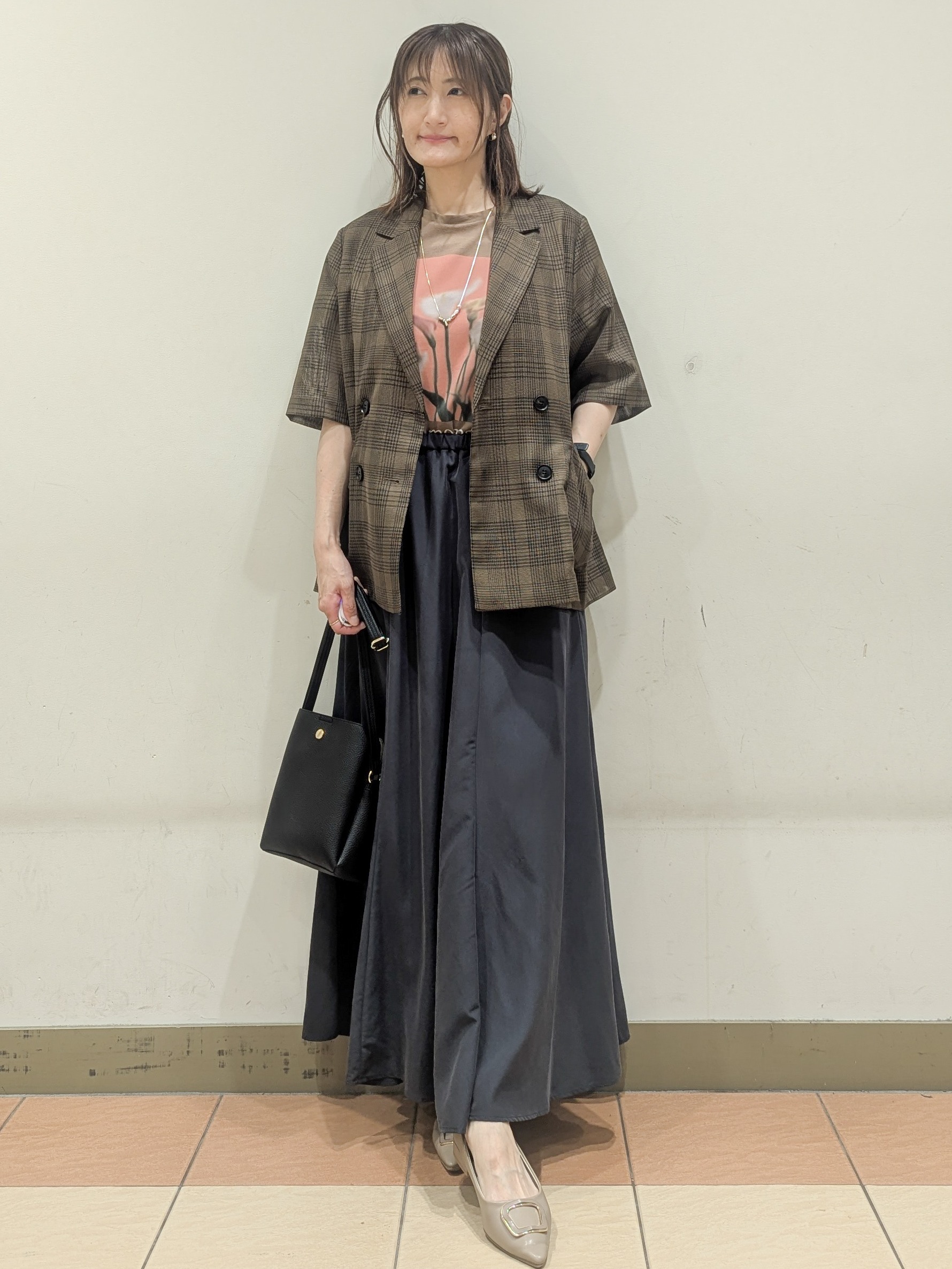 Miさんの「OPAQUE.CLIP｜フォトプリントTシャツ【洗濯機OK】」を使ったコーディネート