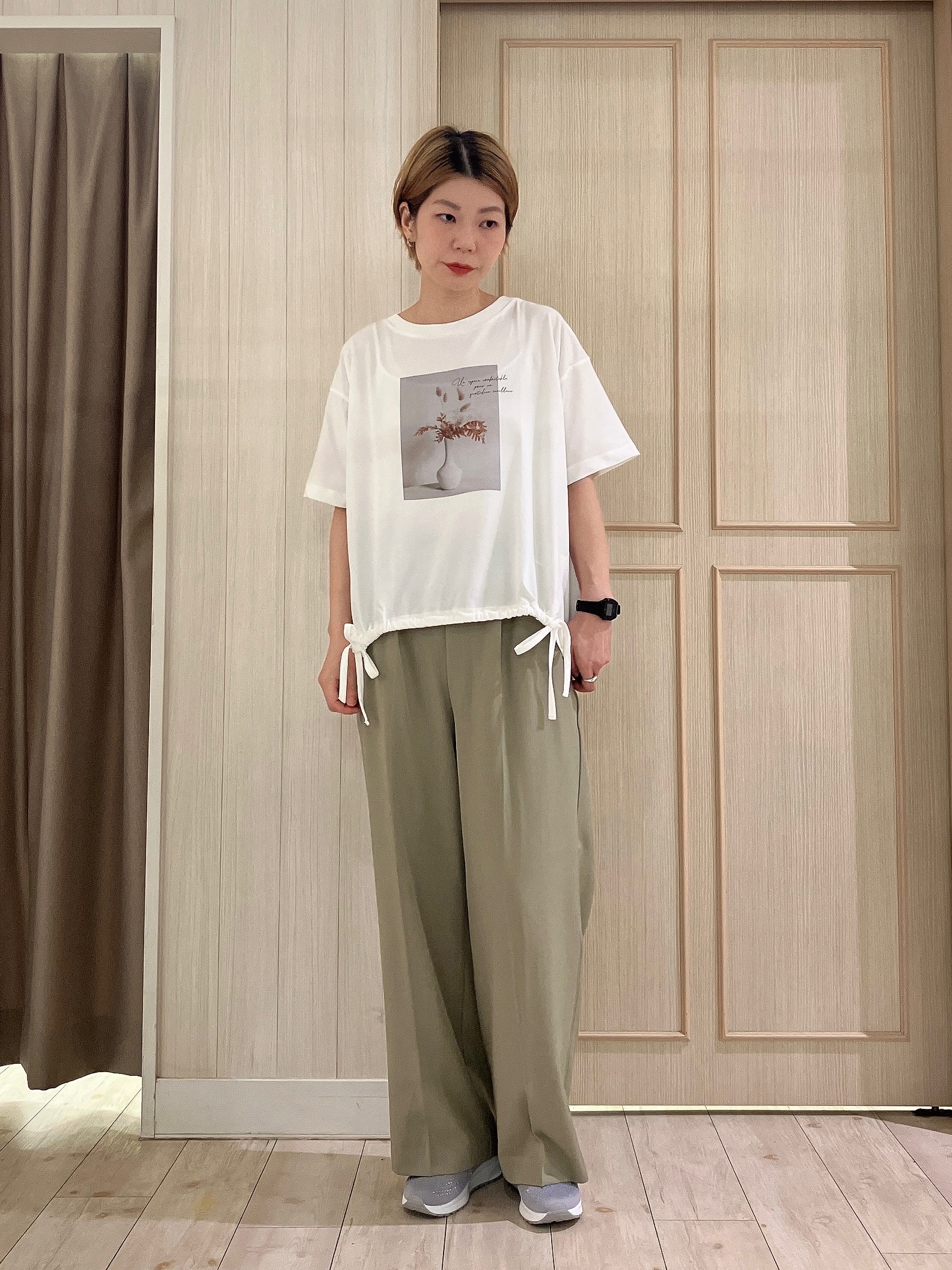 Turnerさんの「SHOO･LA･RUE｜【セットアップ可/洗濯機可】軽やかに羽織れる スポンディッシュ ニットカーディガン」を使ったコーディネート