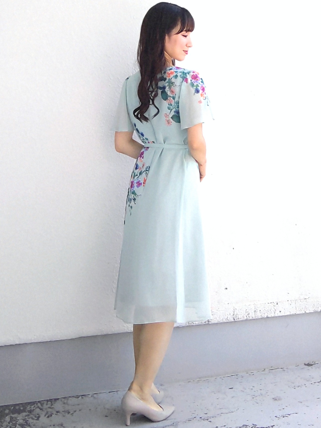 keinaさんの「SunaUna｜【手洗い可／日本製】多色花柄プリントワンピース」を使ったコーディネート
