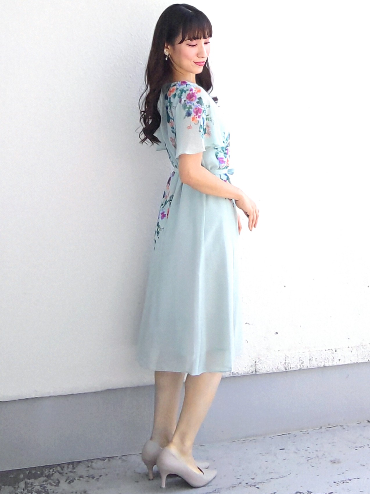 keinaさんの「SunaUna｜【手洗い可／日本製】多色花柄プリントワンピース」を使ったコーディネート