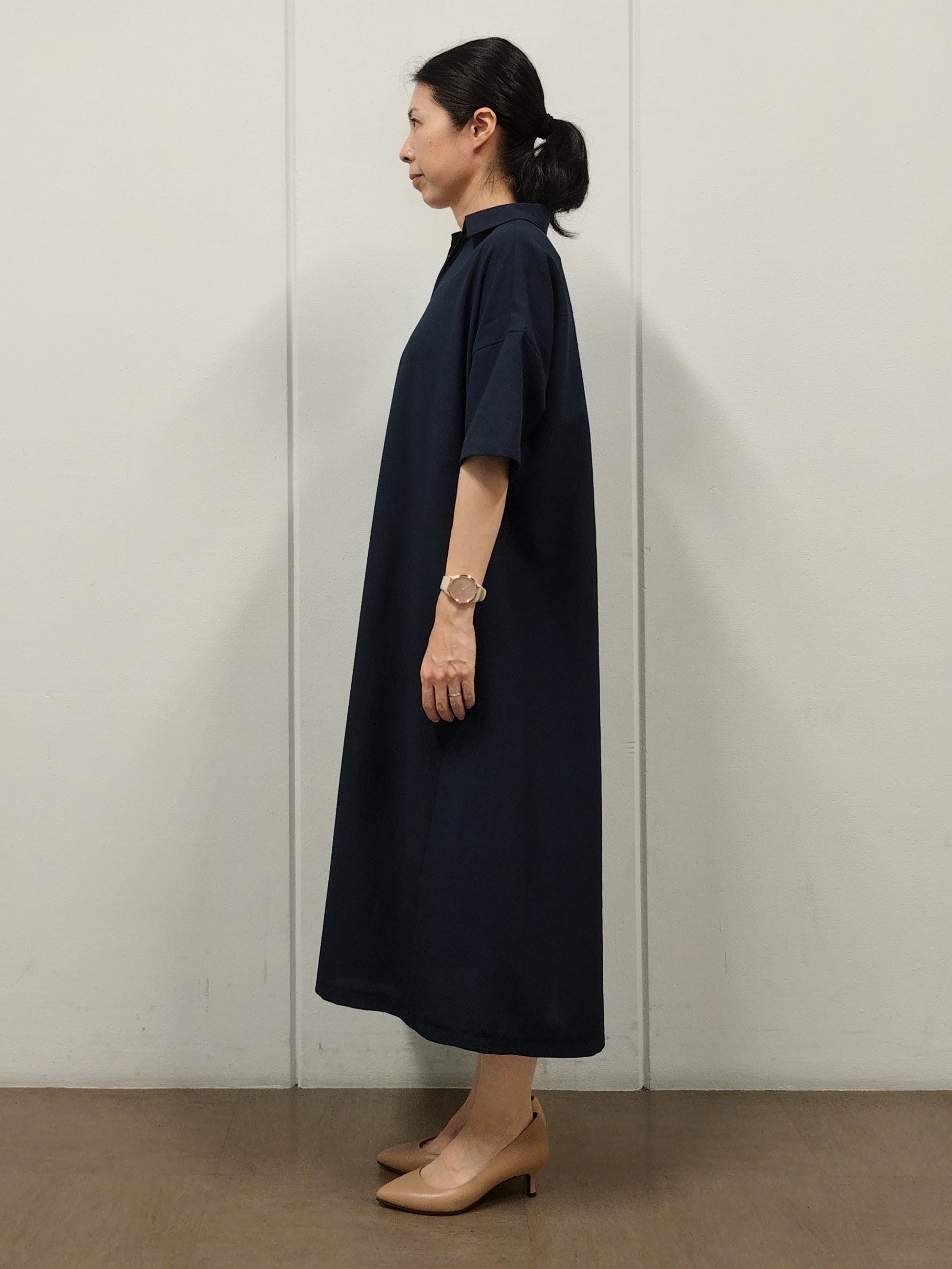 OHNUMAさんの「UNTITLED｜【初秋も活躍/UVカット/接触冷感】エアリークールワンピース」を使ったコーディネート