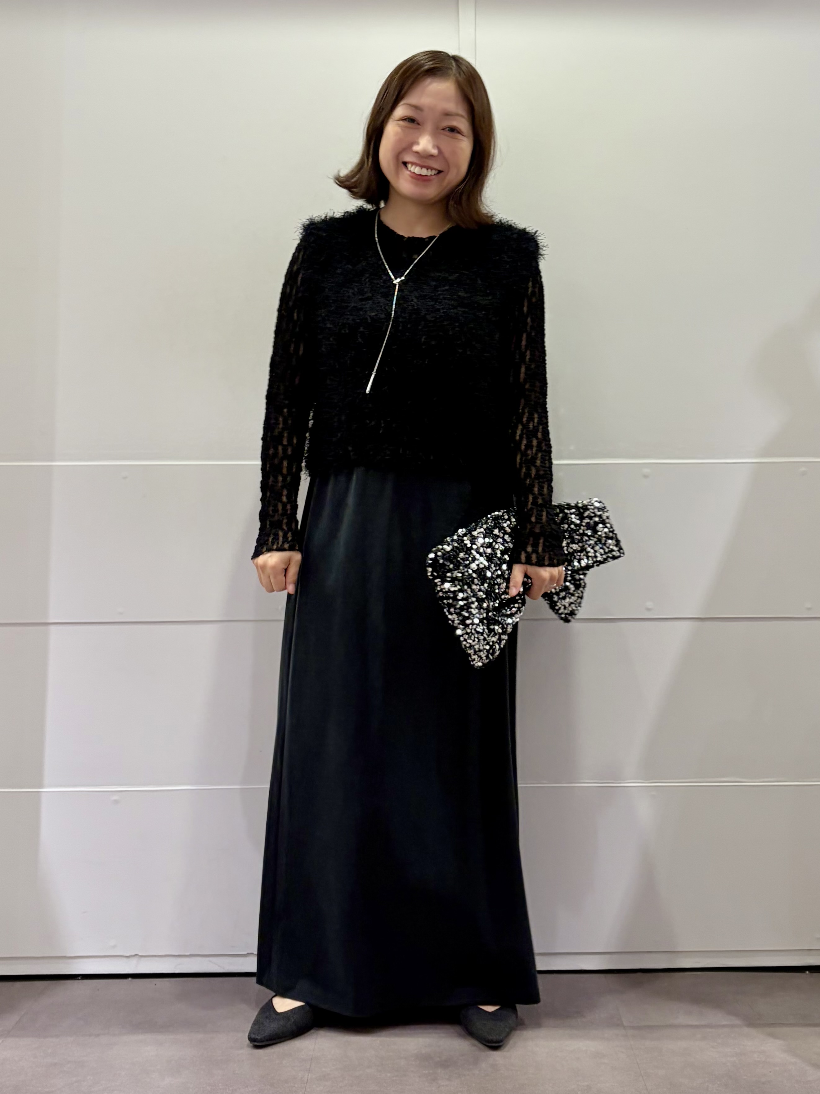 TOKOさんの「UNTITLED｜【羽織りのインナーに】レースプルオーバー」を使ったコーディネート