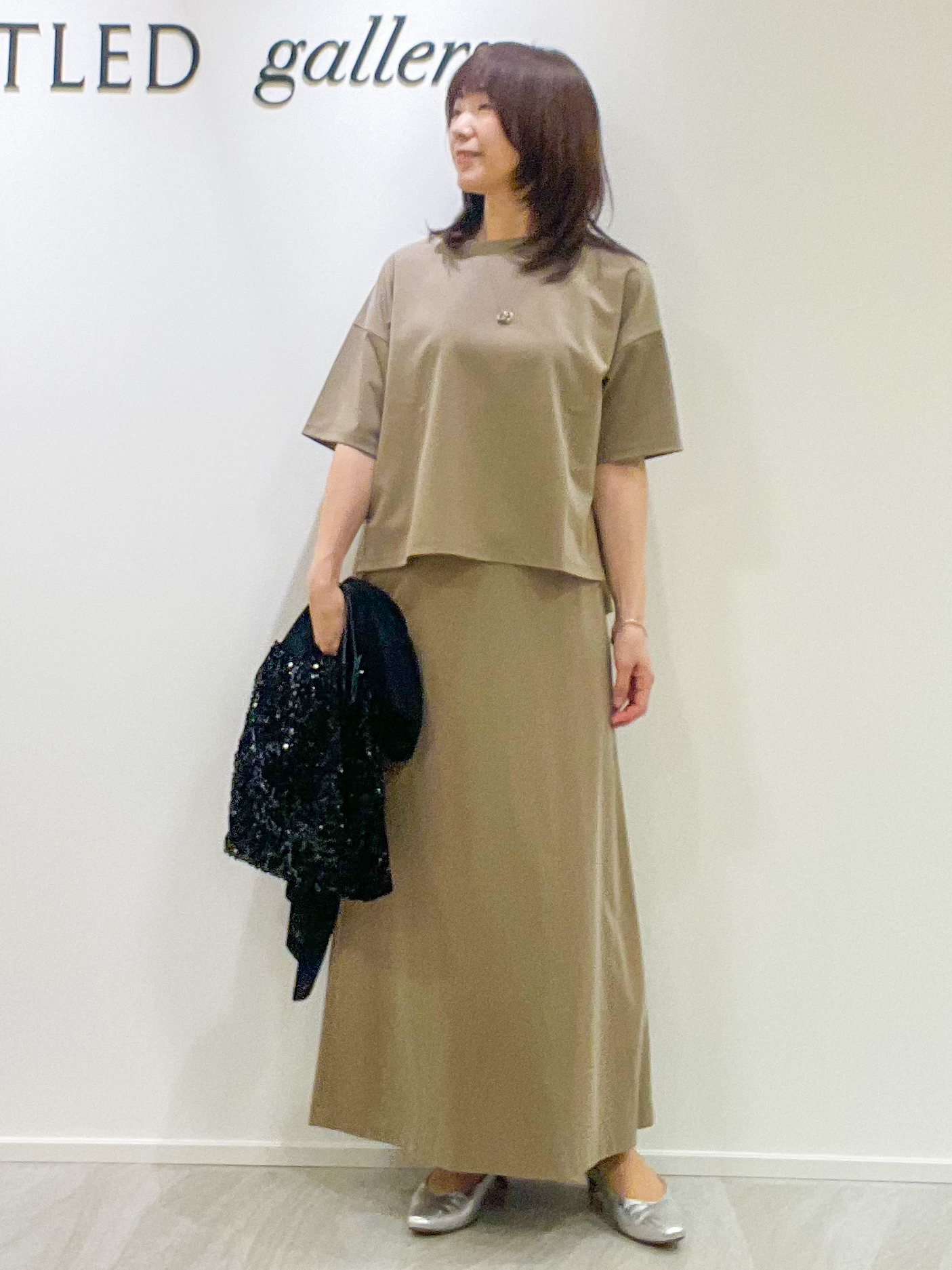 めいさんの「UNTITLED｜【接触冷感/UVカット/遮熱機能】フライスジャージカーディガン」を使ったコーディネート