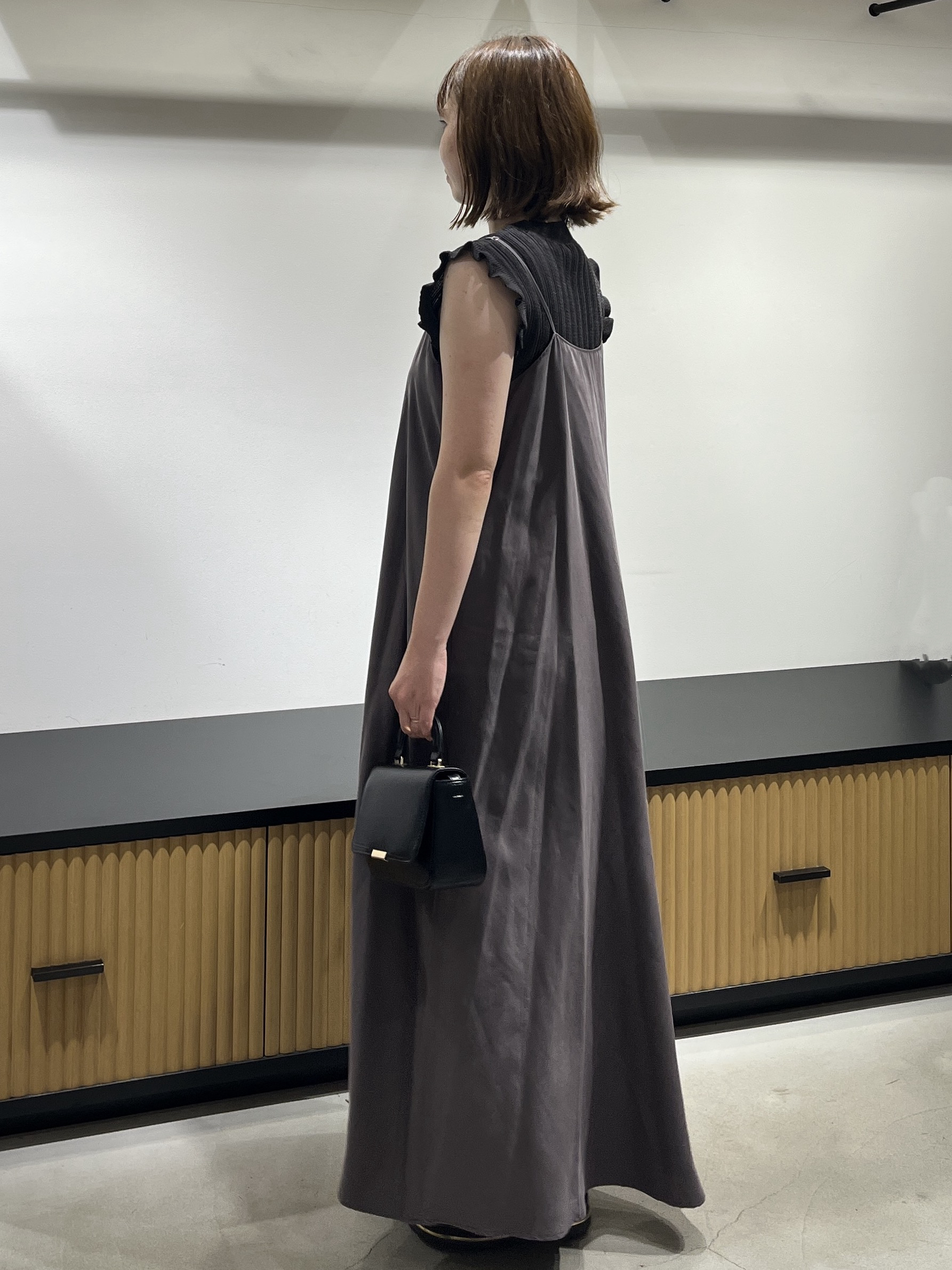 mikiさんの「OPAQUE.CLIP｜袖フリルリブニット【洗濯機OK／抗ピル】」を使ったコーディネート