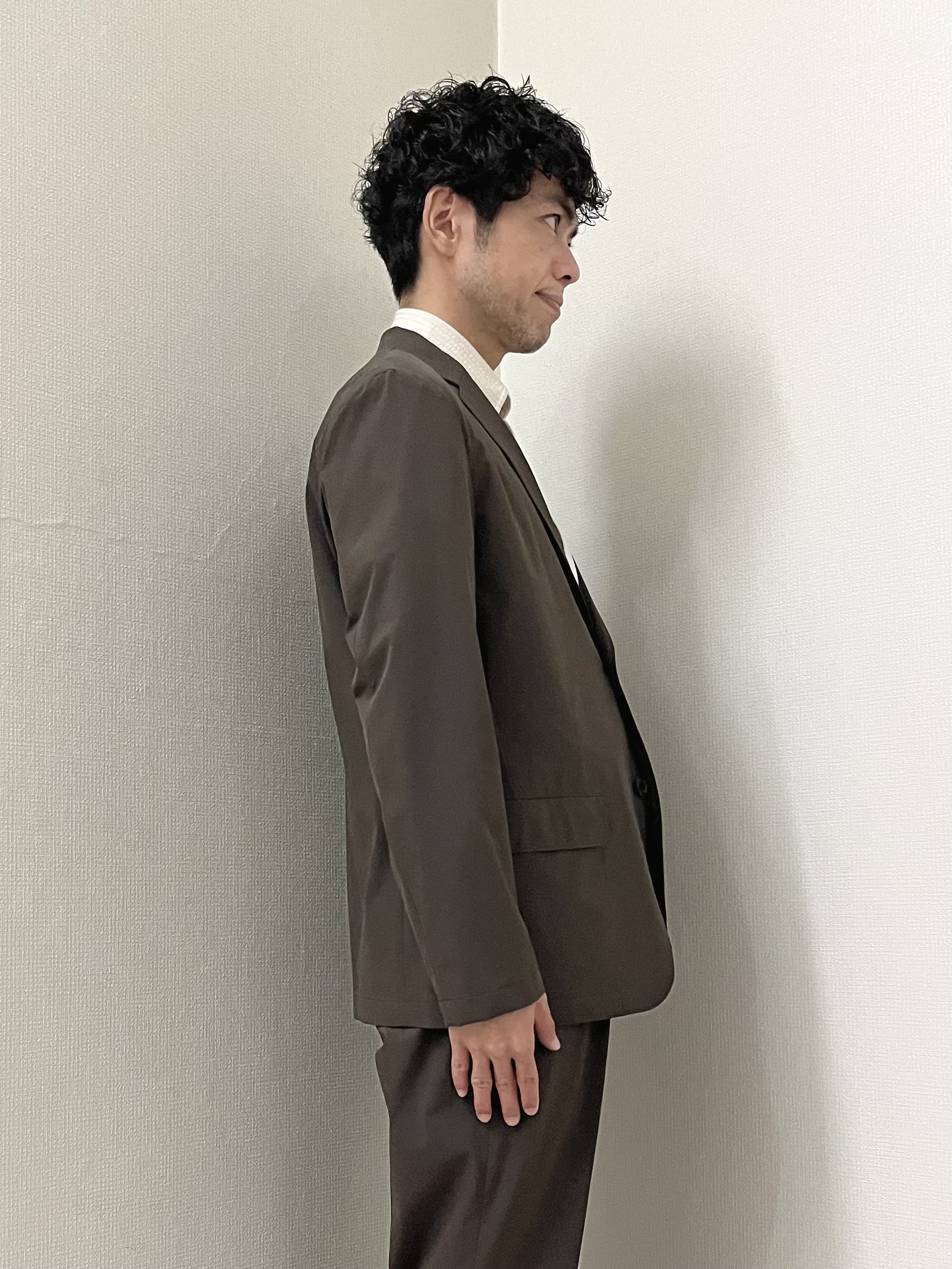 URAさんの「TAKEO KIKUCHI｜3Dナイロンストレッチ ジャケット」を使ったコーディネート