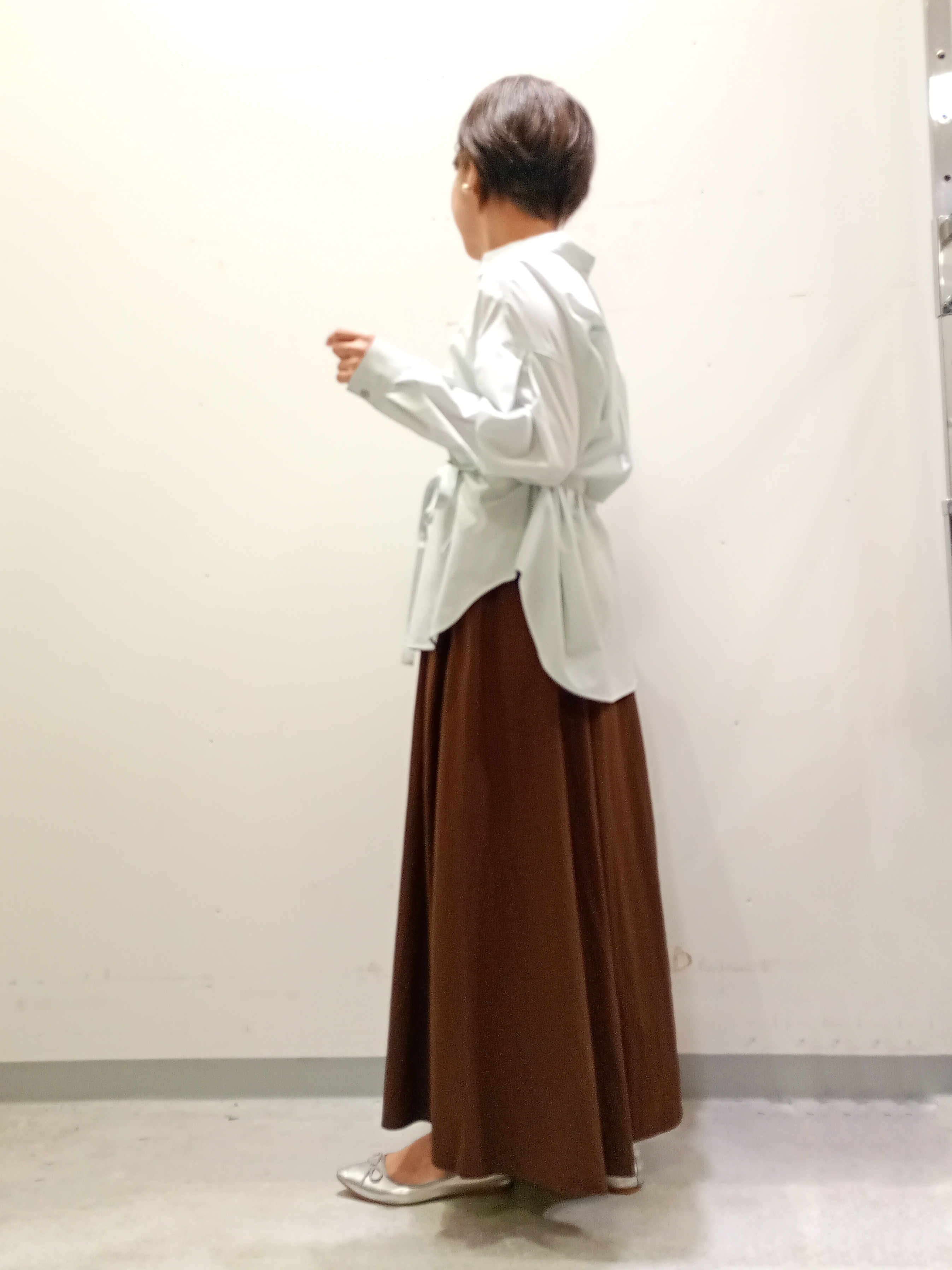 Kさんの「INDIVI｜【洗える】ファンシーヤーンVネックニットベスト」を使ったコーディネート
