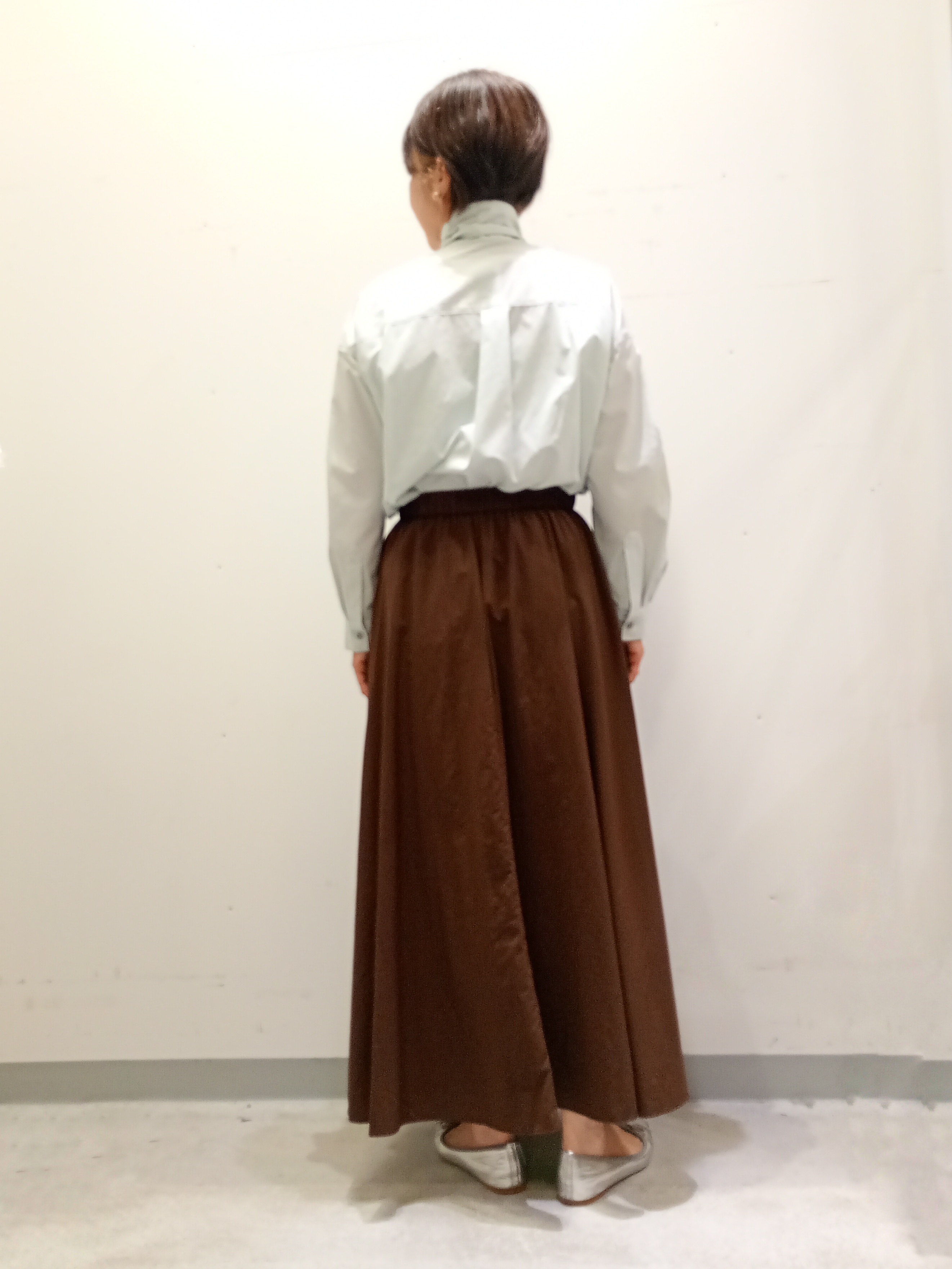 Kさんの「INDIVI｜【UVケア／接触冷感／ベルト付】サッカー素材シャツ」を使ったコーディネート