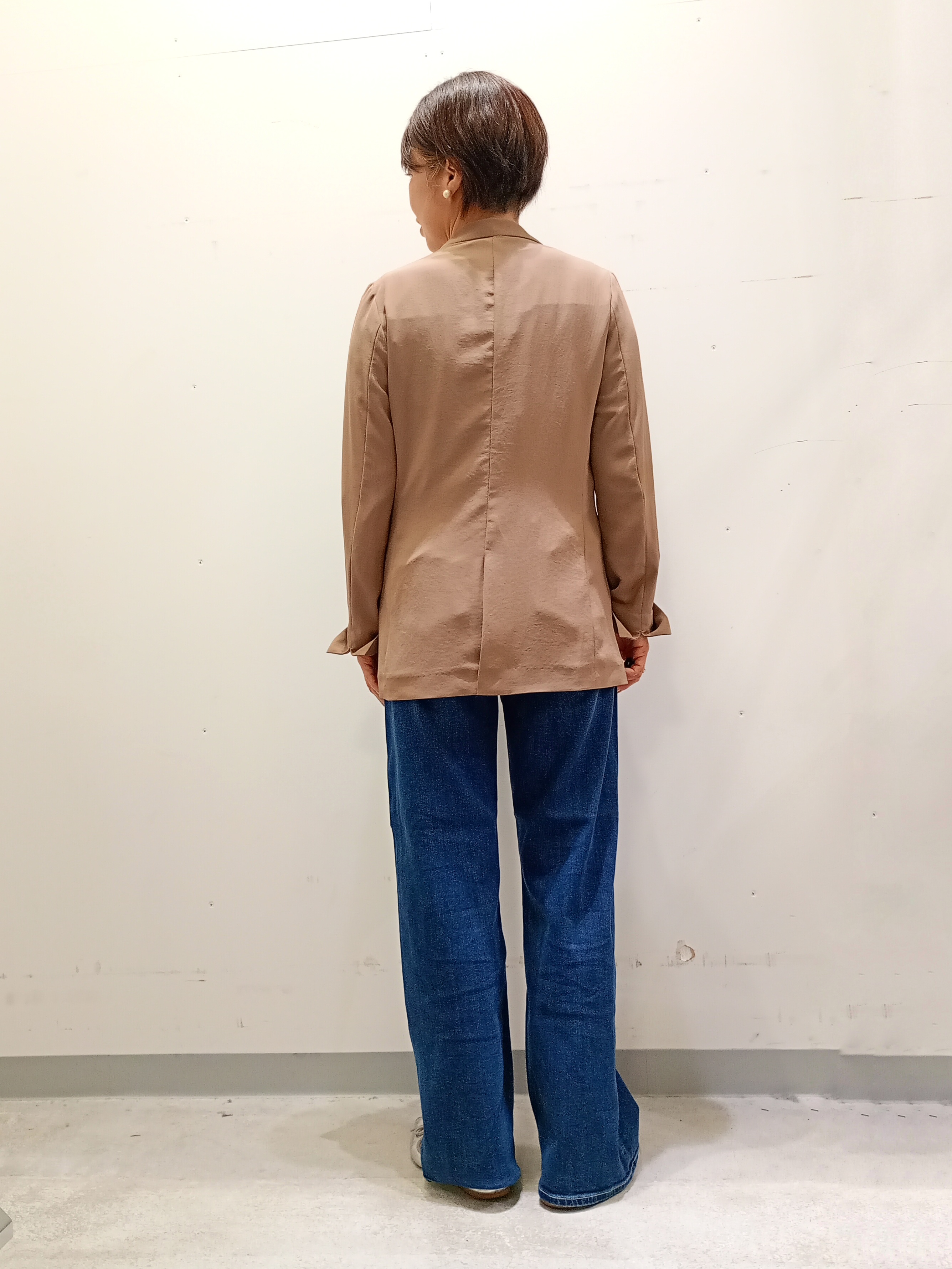 Kさんの「INDIVI｜【接触冷感/UVケア/着る日傘】ダブルジャケット」を使ったコーディネート