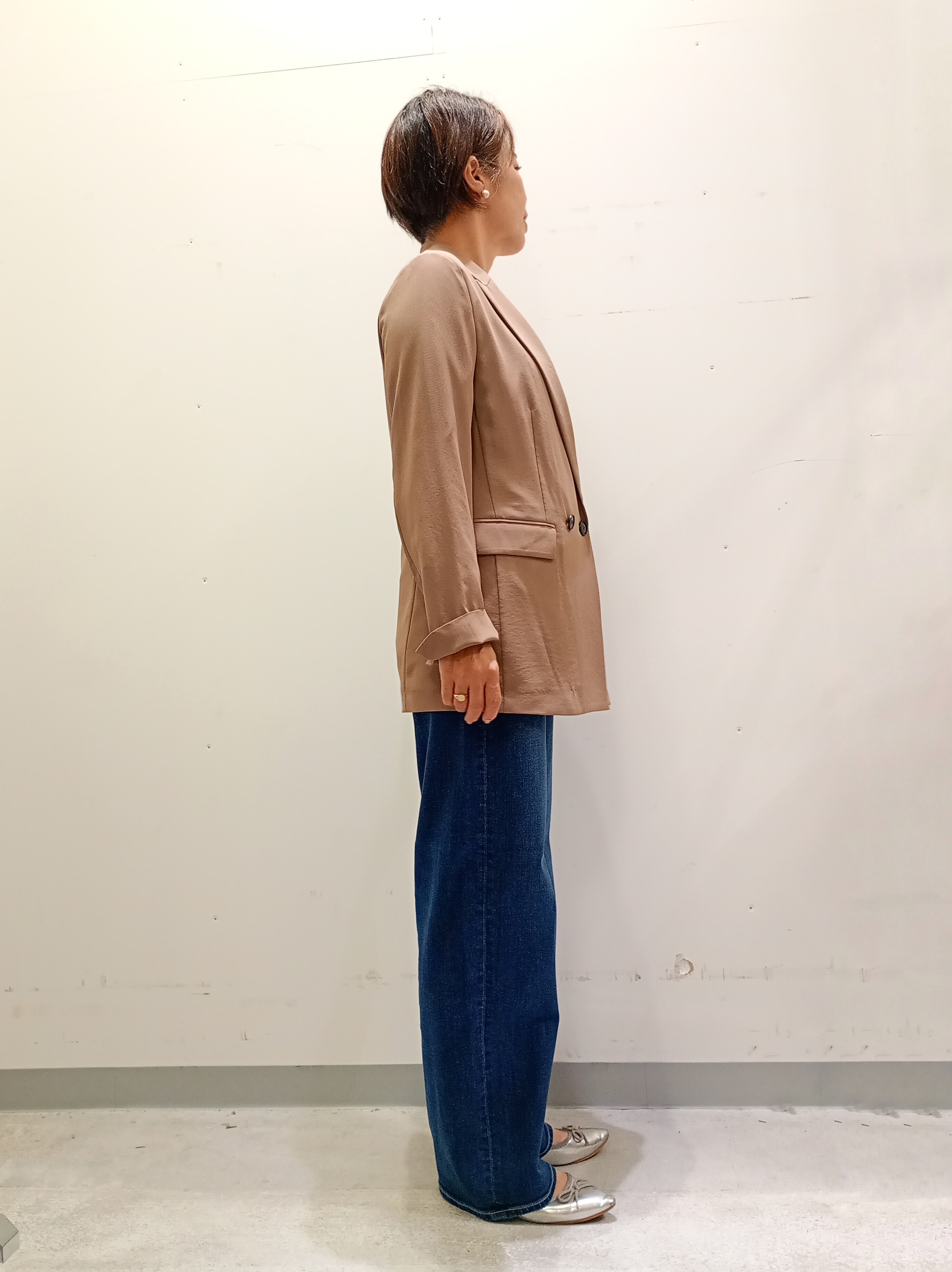 Kさんの「INDIVI｜【接触冷感/UVケア/着る日傘】ダブルジャケット」を使ったコーディネート