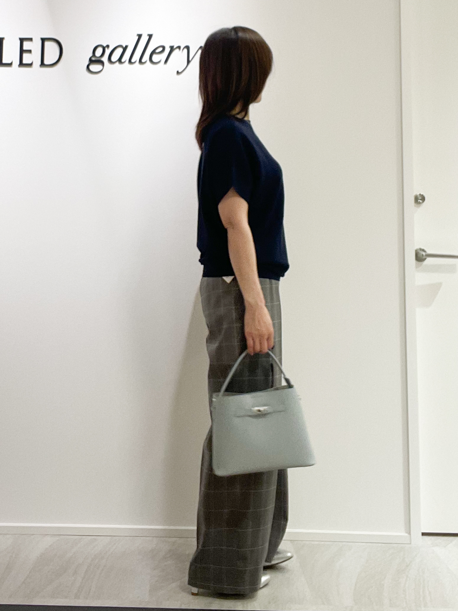 めいさんの「UNTITLED｜【11色展開/体型カバー】前後2WAYフレンチスリーブニット」を使ったコーディネート